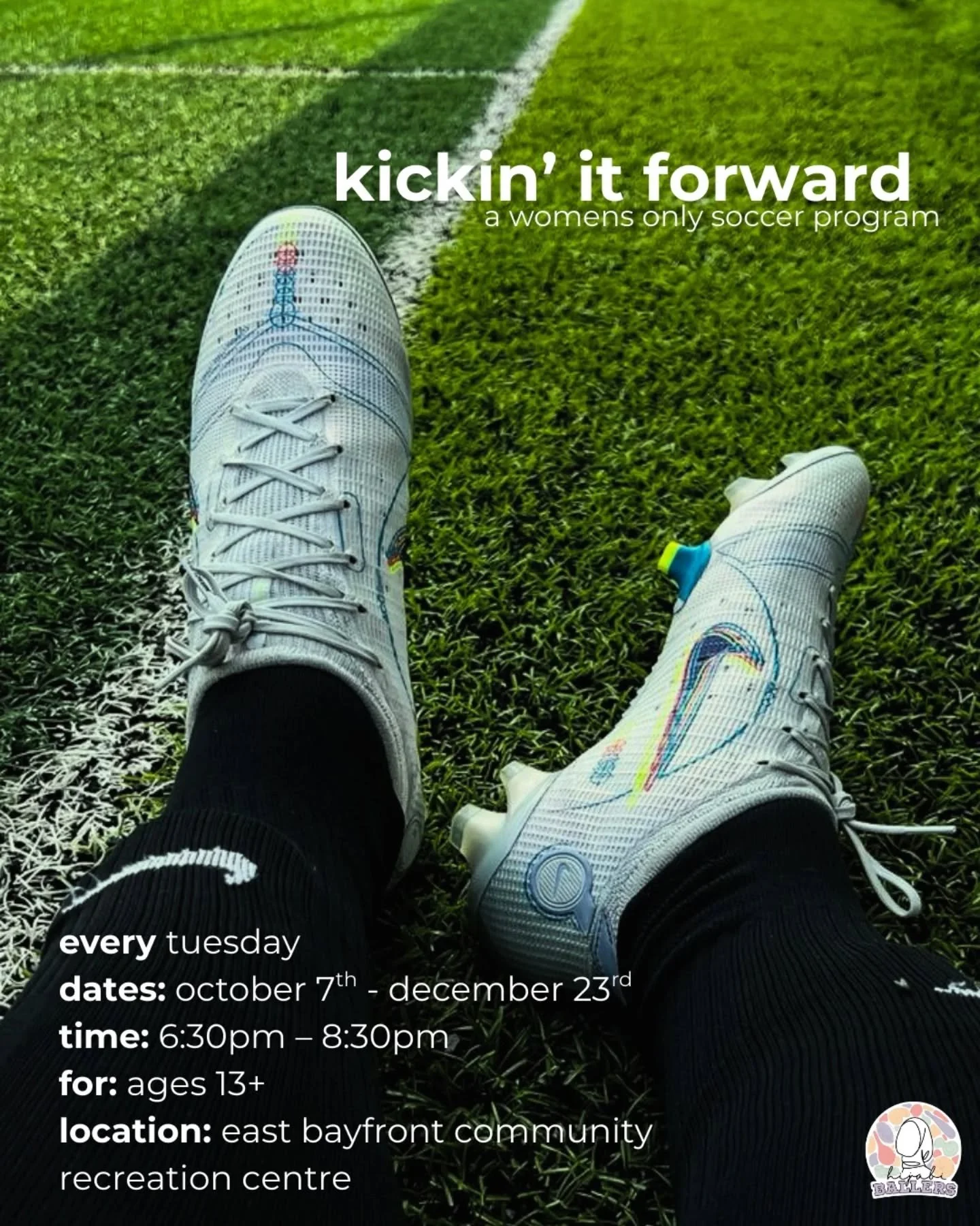 Get ready to hit the field! ⚽️

Hijabi Ballers is excited to launch Kickin' It Forward, our new women's-only drop-in soccer program! A coach will be on-site to lead sessions and games. All skill levels are welcome!

We're also proud to offer leadersh