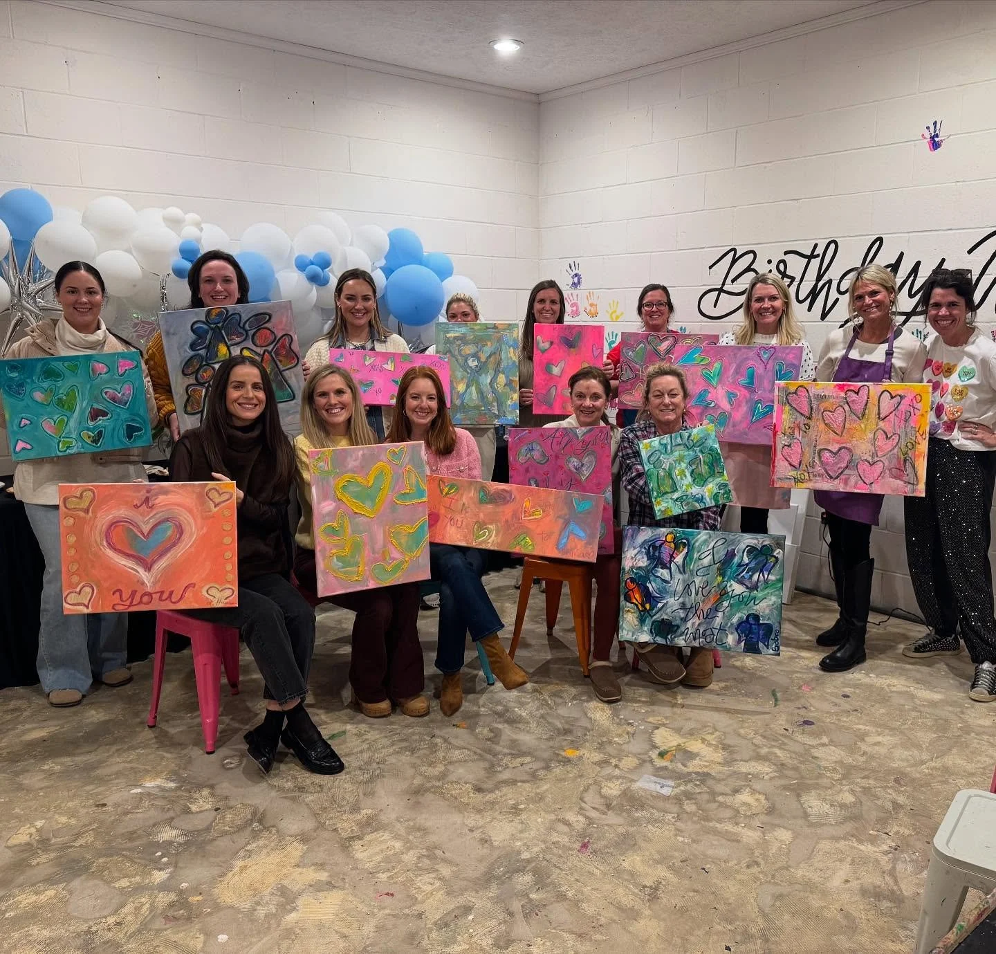 We had ALL the fun that Thursday had to offer last night. So grateful for this group of ladies who came out and created! Their pieces turned out so amazing and we just had the best time!💚

They say it takes a village, and I&rsquo;m lucky to have an 