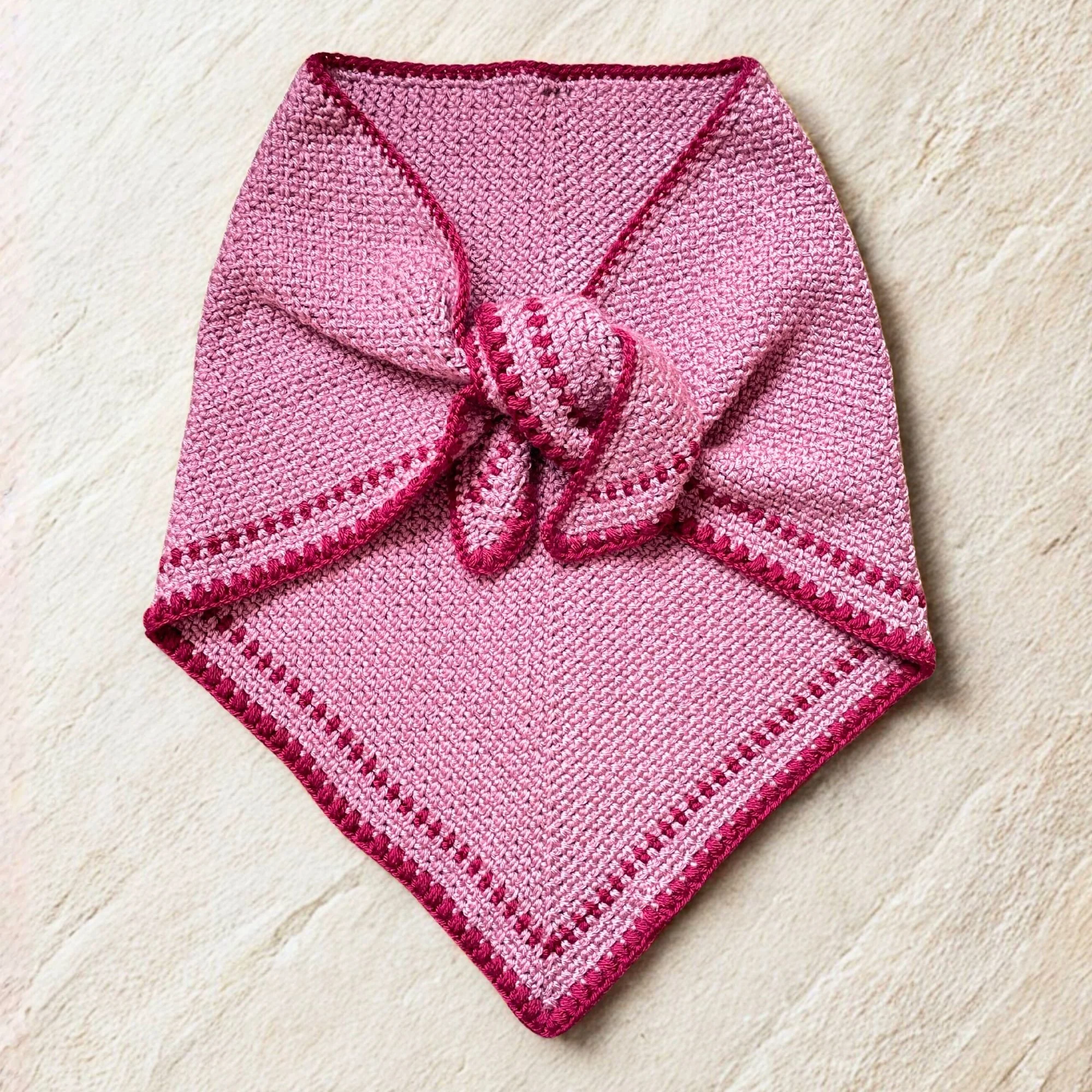 triangle scarf crochet pattern moss stitch dk yarn