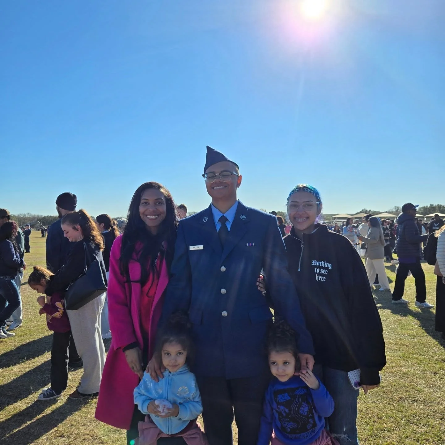 As much as I love being an Army wife, Air Force Mom has such a nice ring to it!  Day 2 of Gabe's BMT graduation ceremony was exciting.  Its officially official....my baby is a US Airman.  Seeing how much he's grown and evolved during his time at basi