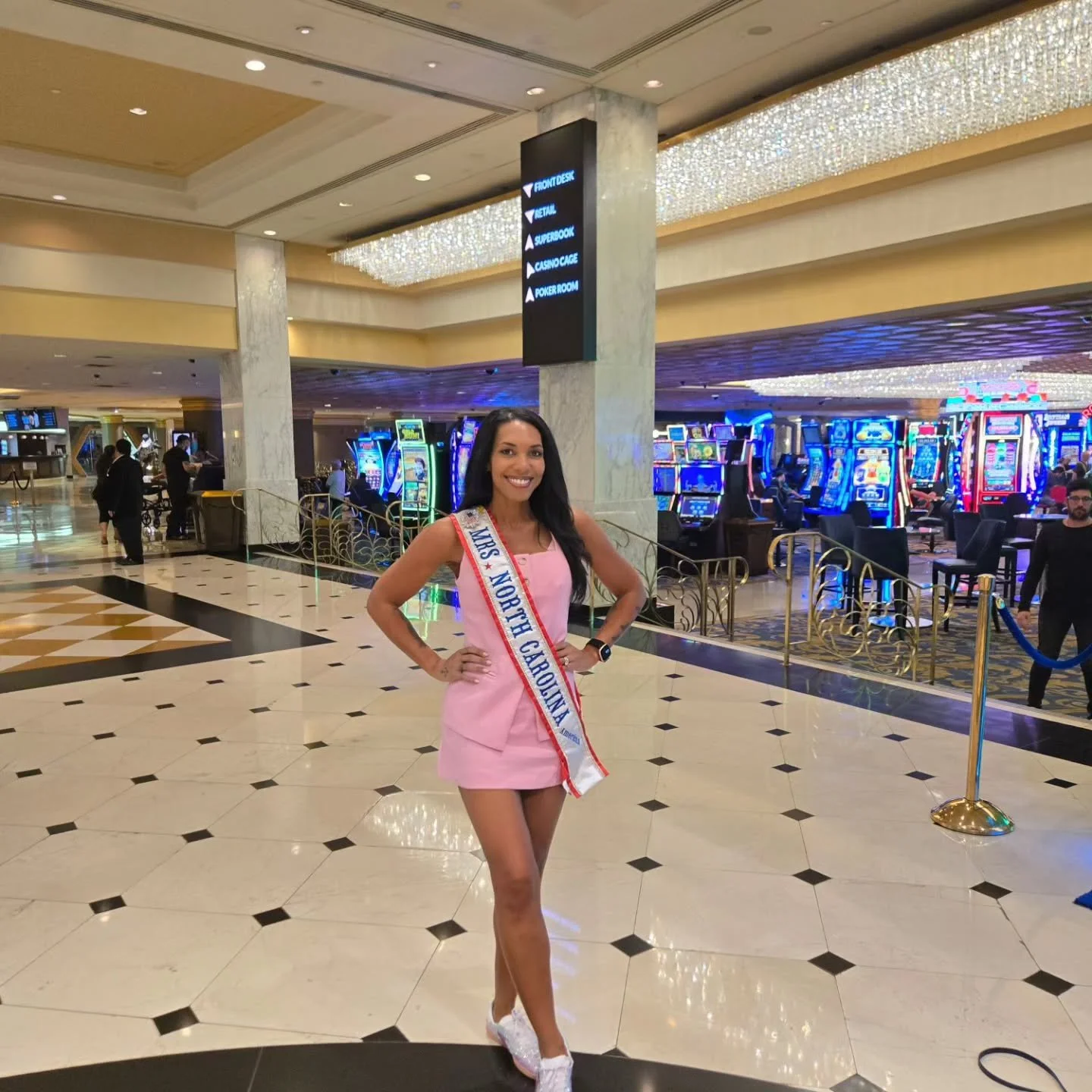 Vegas with my sisters 💜👑

#mrsamerican #mrsamerica #gallegirls #lasvegas #missforamerica