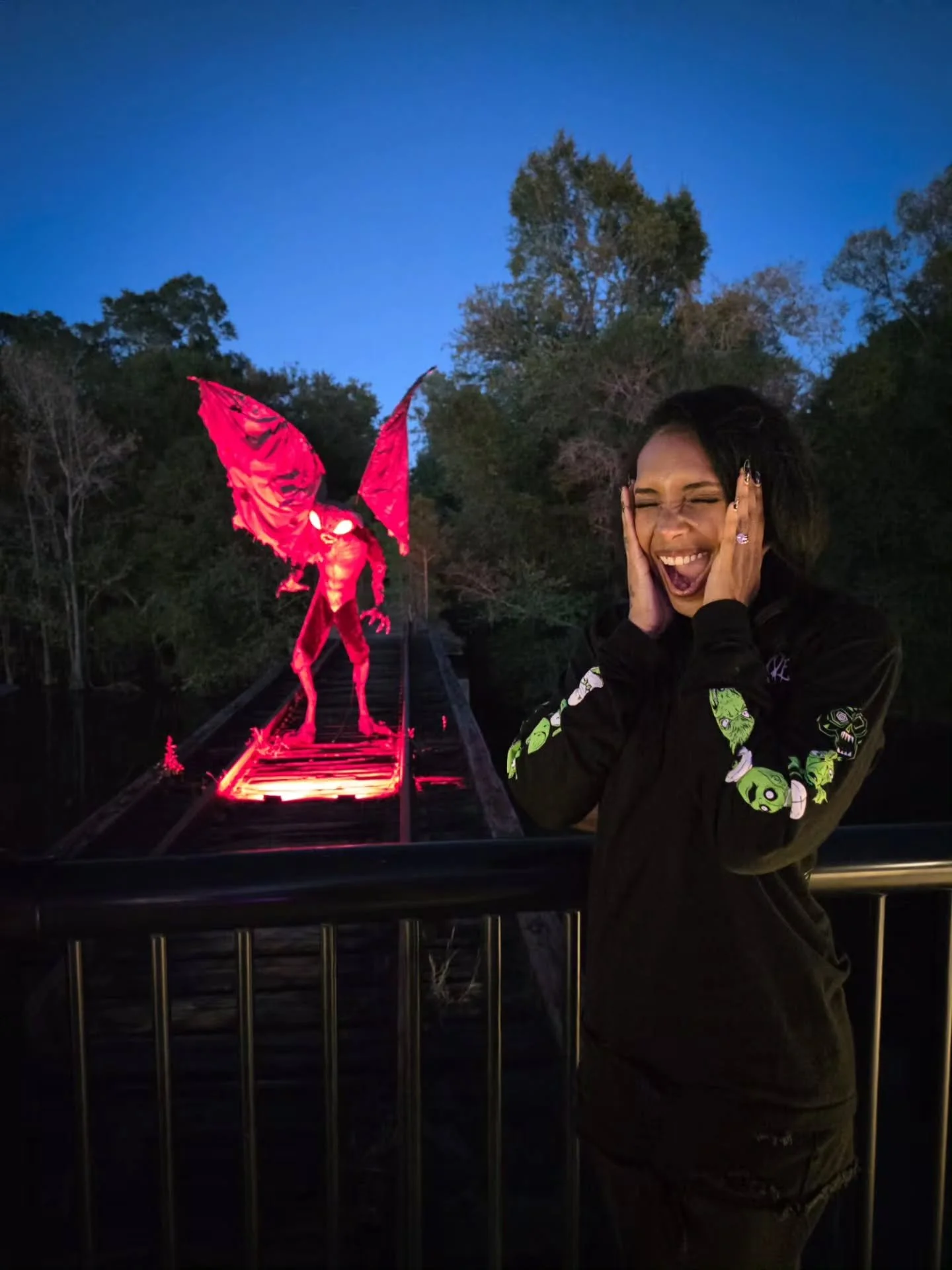 Conway, SC aka (literally) Halloween, SC 🎃 turns into a literal Halloweentown every October and my spooky heart couldn't be happier. Is my love of Mothman  unhealthy? Probably!

You can even get a Halloween birth certificate at the Skeleton Orphanag