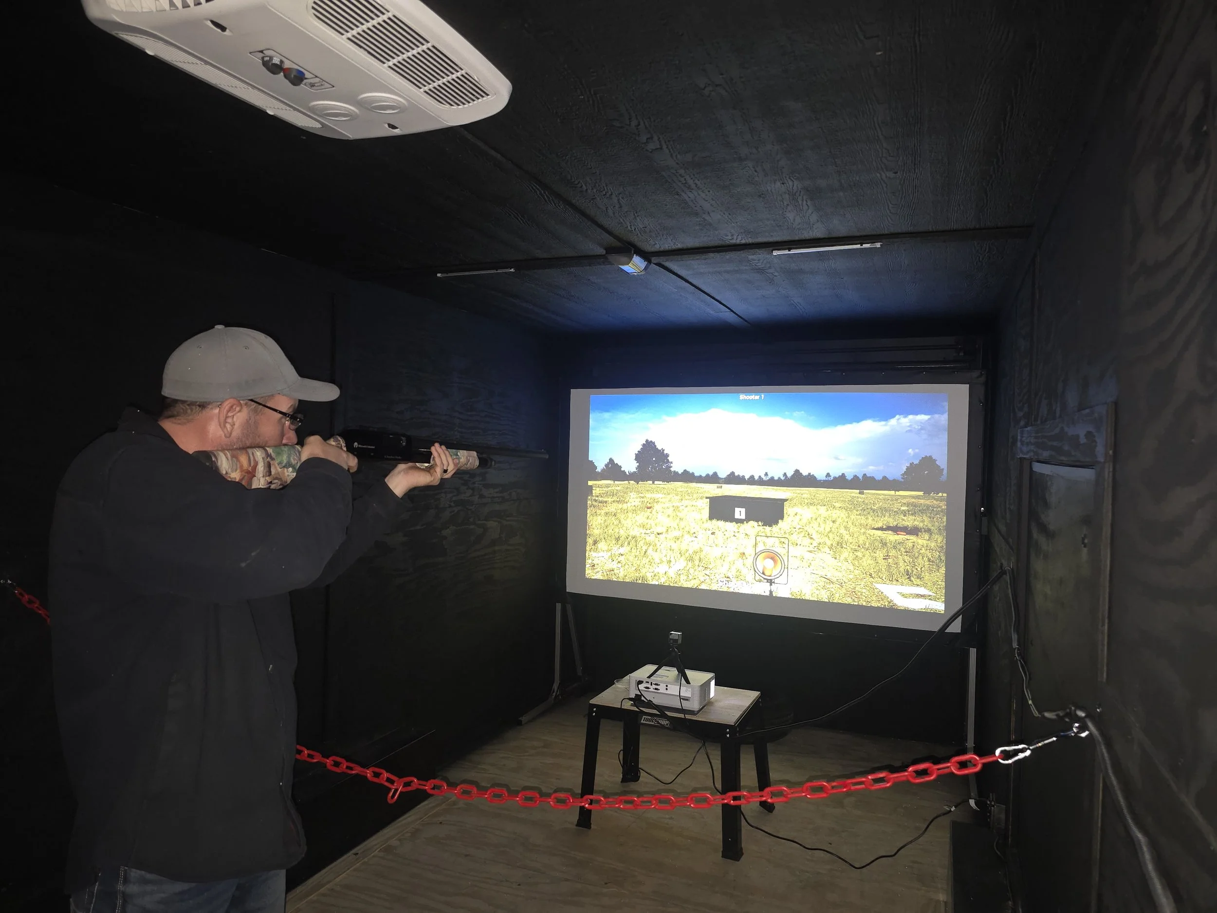 Trap shooting with the simulator!