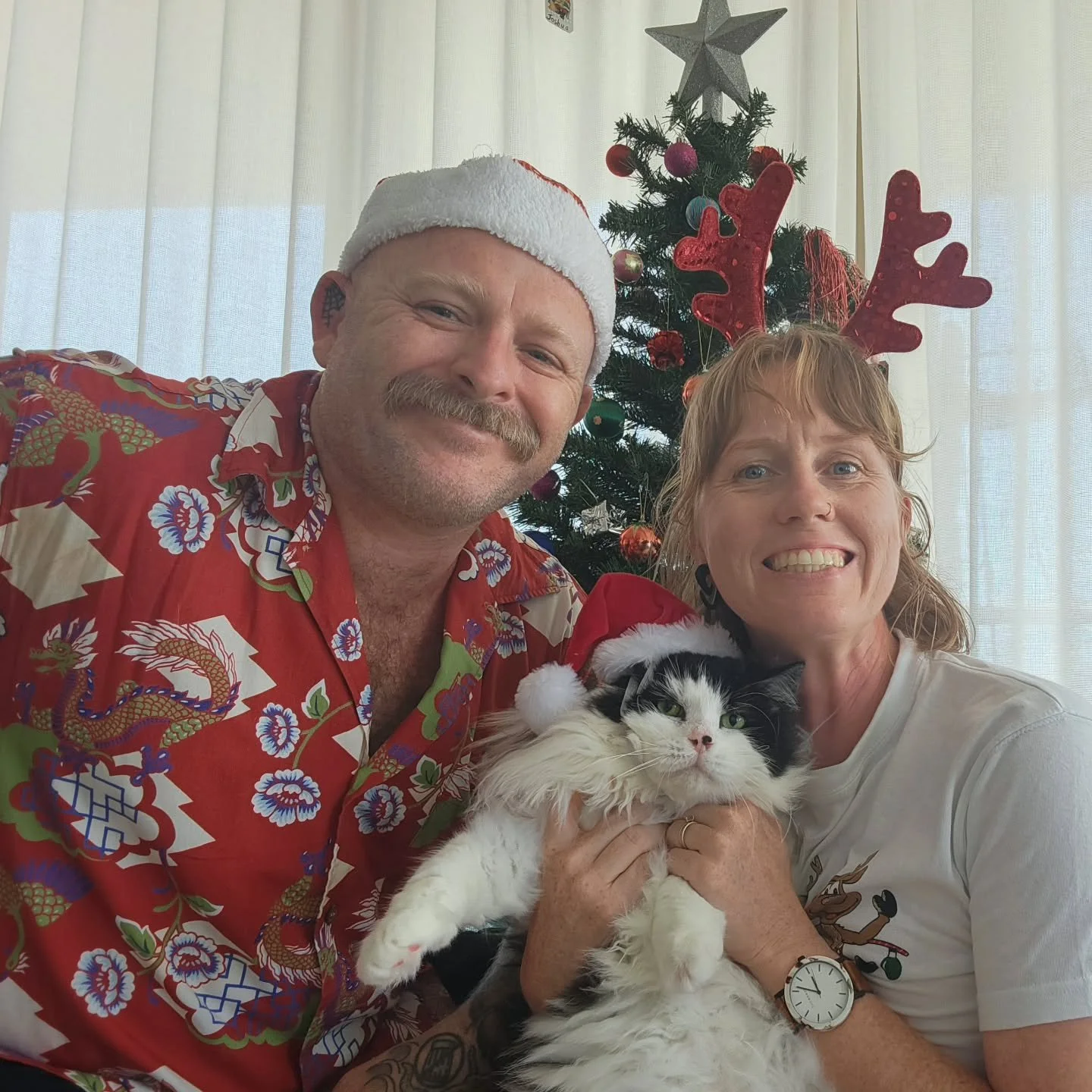 Merry RIFFmas to all our crew, our visitors &amp; our little rad Bay St gang.
Hope the next few days are full of sunshine, family time &amp; too much wine.

Big love, 
Jimmy,  Shoallea &amp; Cobweb