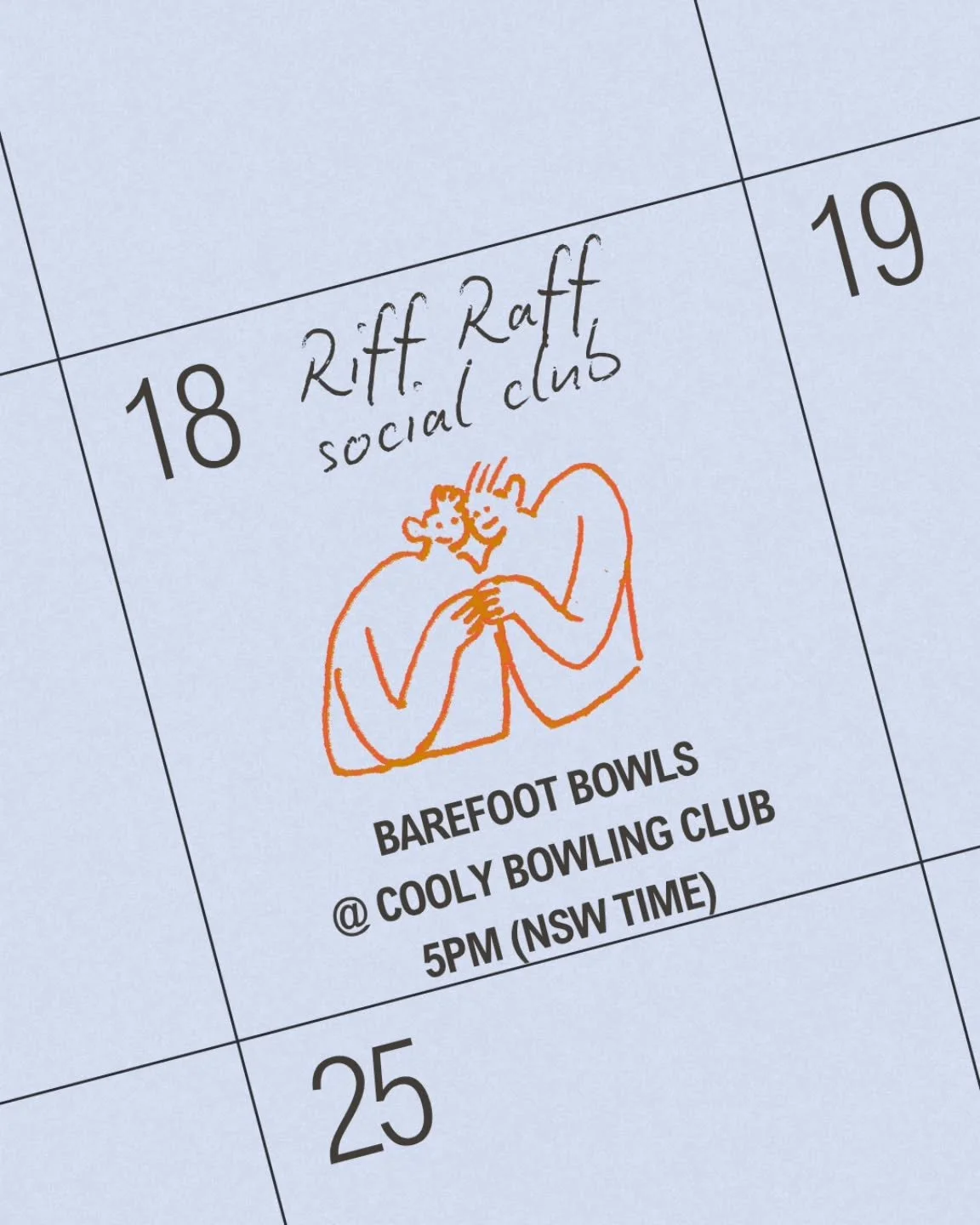 Introducing the RRGC Social Club

Because as much as we love choking each other, it&rsquo;s nice to hang out without rashies sometimes.

Every second month we&rsquo;ll lock in a social catch-up outside the mats &mdash; barefoot bowls, golf, hikes, di
