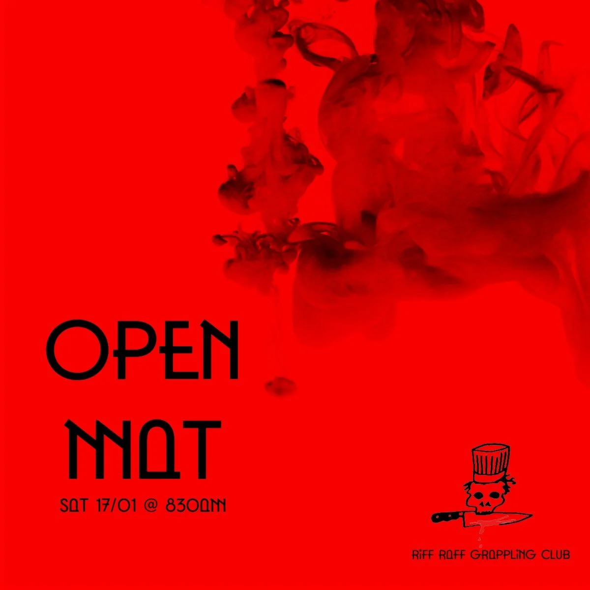 This Saturday.
830-10am(ish).
All gyms welcome.