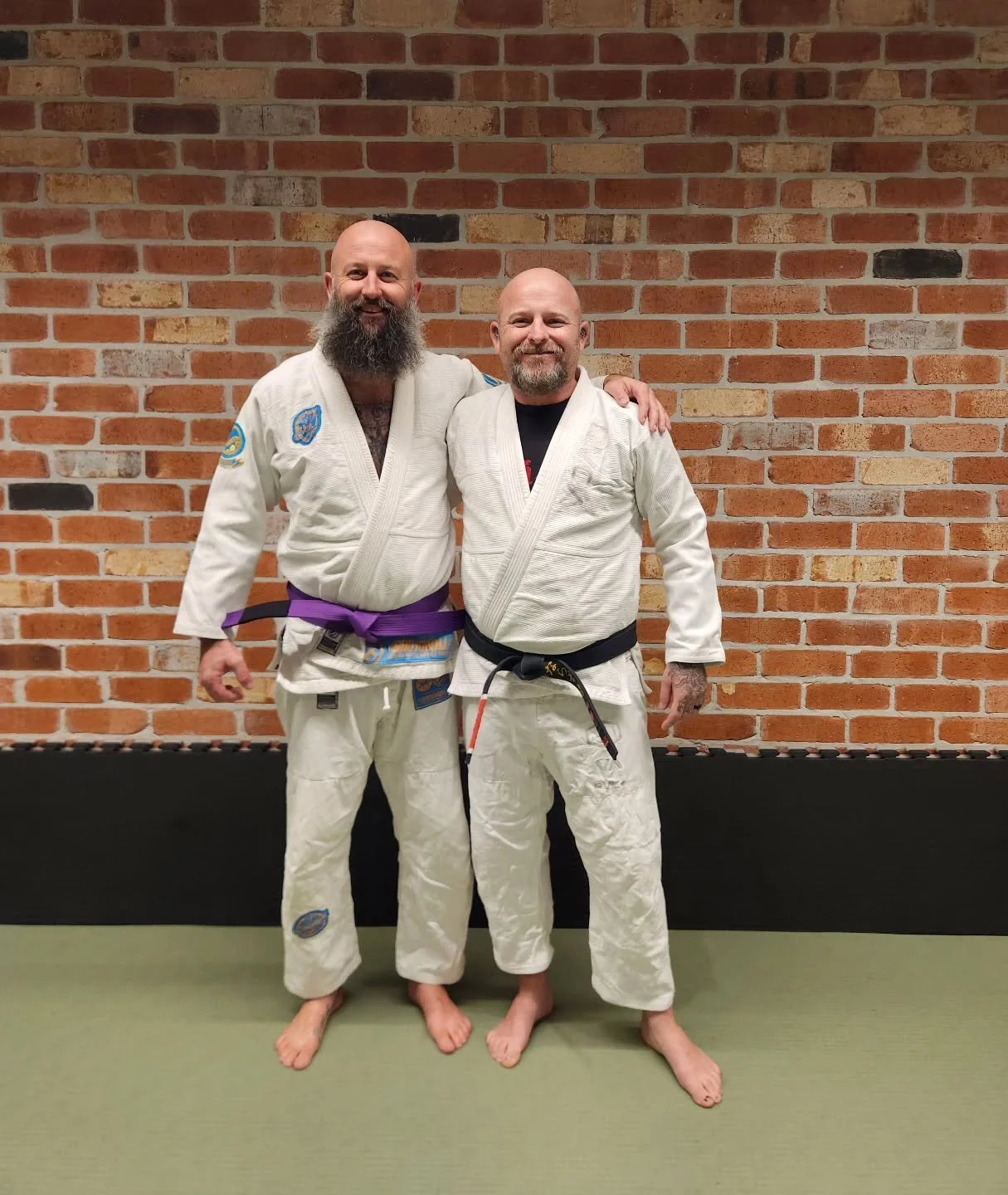 Big congrats to @braydenizett for receiving his purple belt tonight. 
Super honoured to wrap it around you brother man.

💜