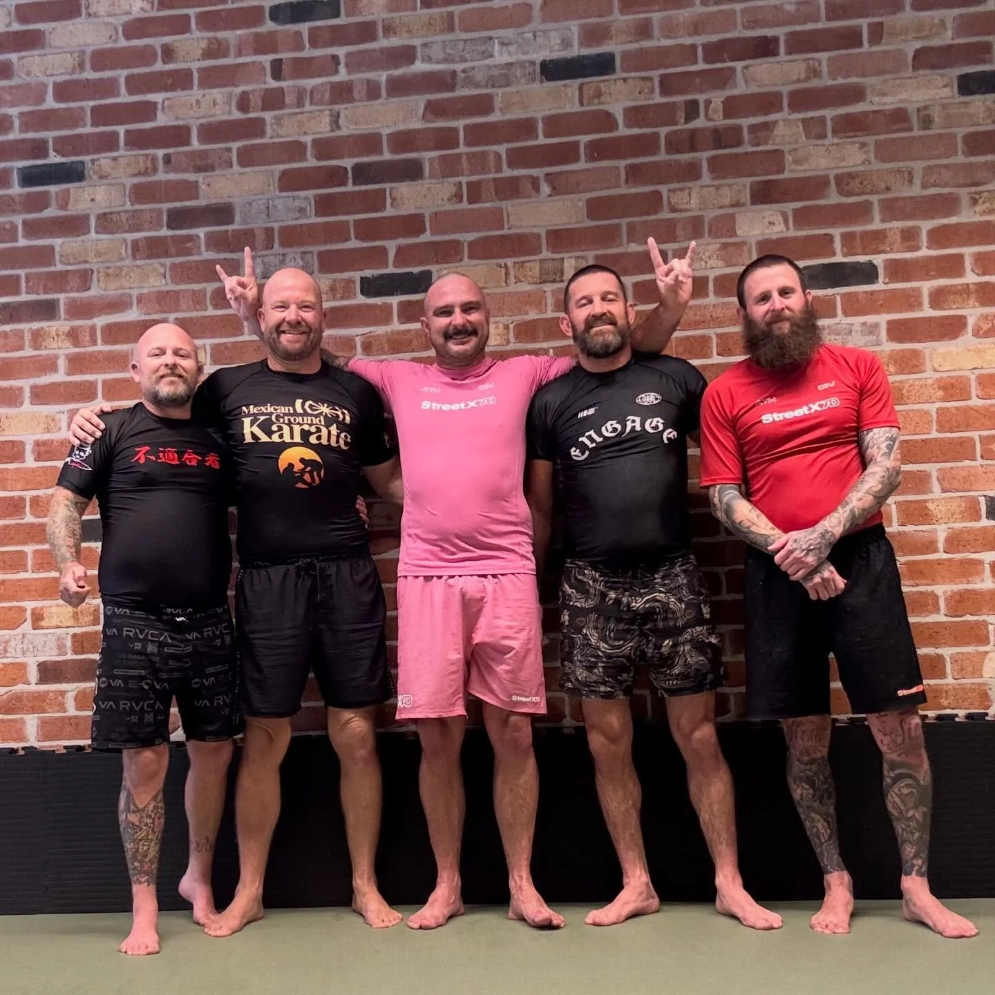 Four Black Belts and a Brown Belt. These are the kind of sessions that make me proud of the space @shoallea_emma and I have created. I&rsquo;m overwhelmed that guys with so much experience want to come to @riff_raff_grapplingclub to learn from me.  M