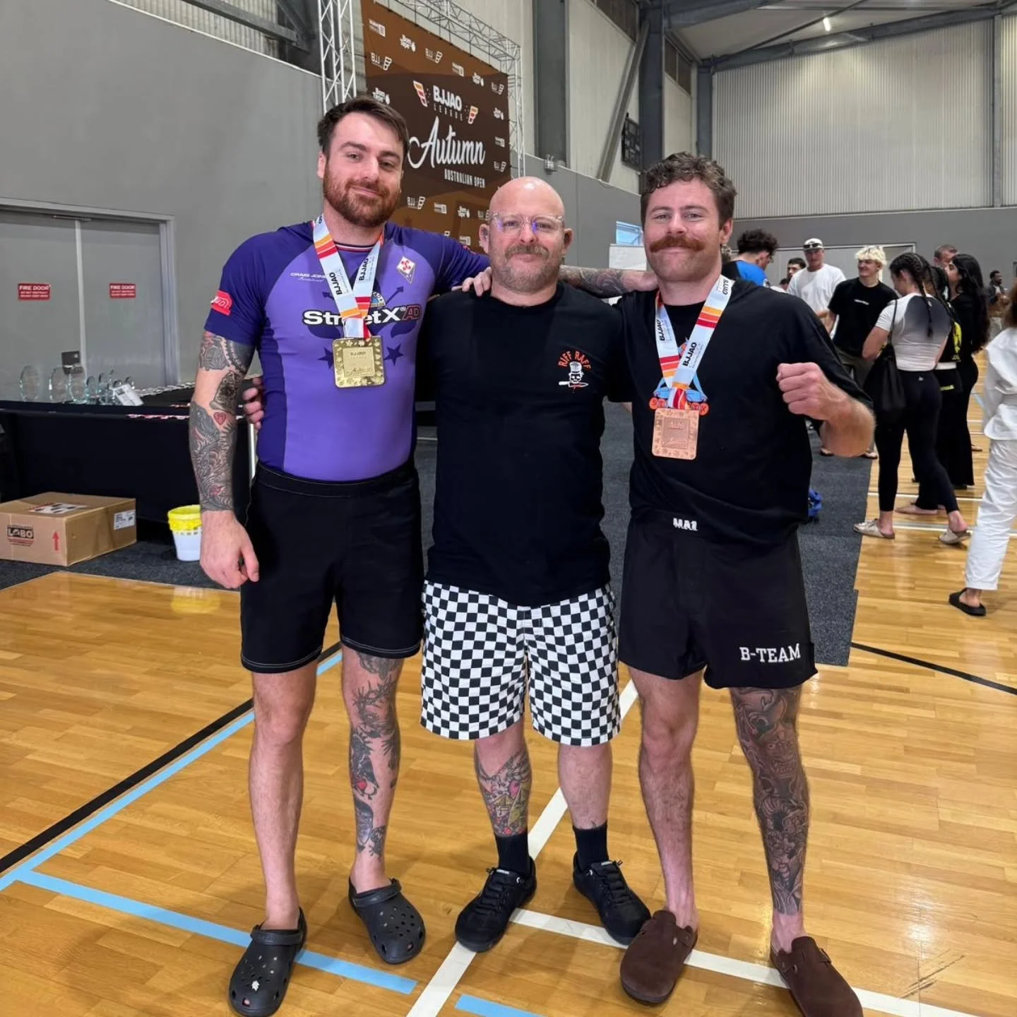Proud of the boys for getting after it today at the @bjjao.league comp.

Big ups to the crew that showed up to support them too!
