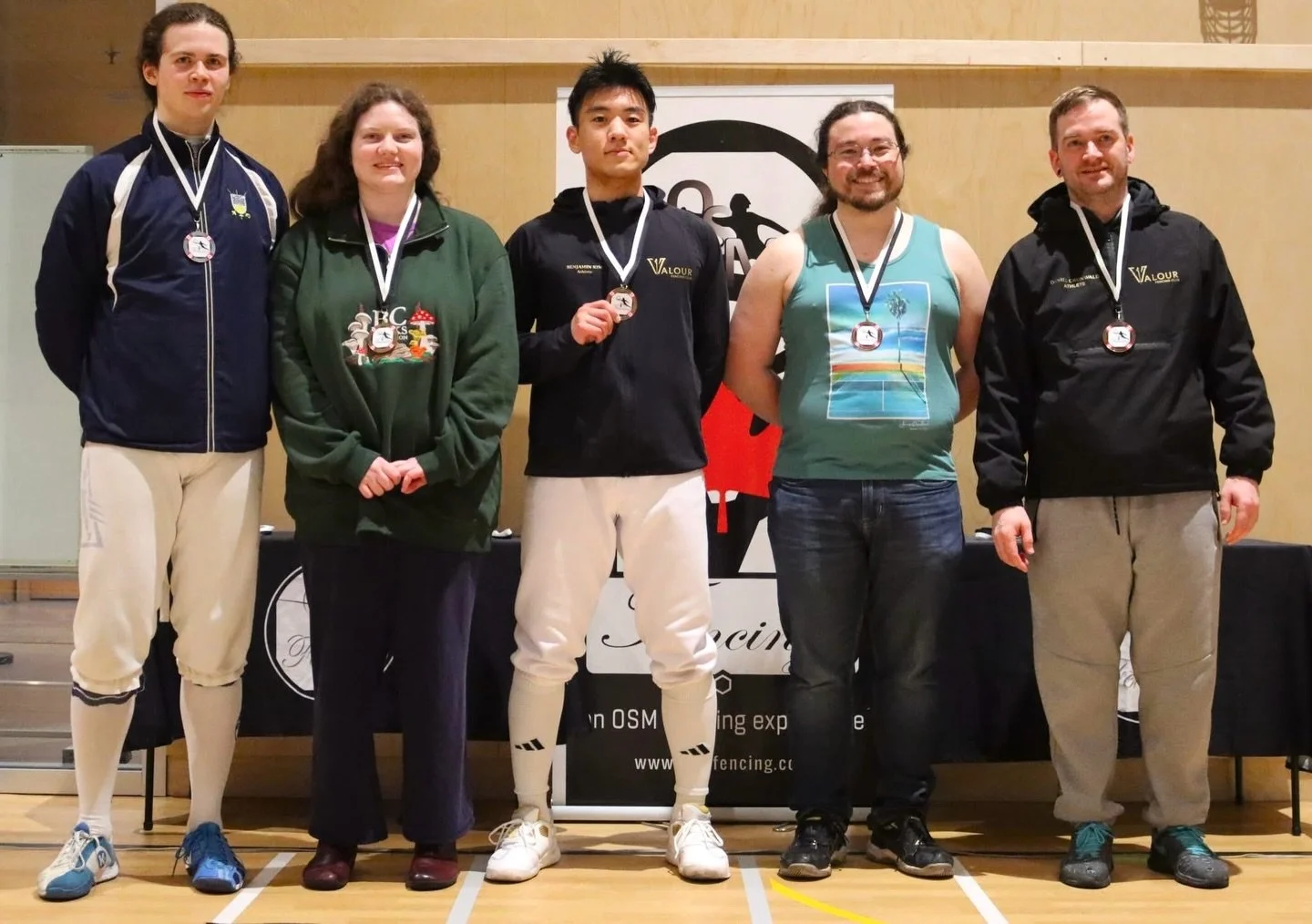 Starting the year off strong at the OSM Fencing 2025-2026 Circuit #3. Keep putting in the work and showing up! Great work team, now onto the next 🔥

Benjamin Kim 🥇
Daniel Grunwald 🥉
Evan Bentley-Inouye 🥉
Thea Bridger Denz 🥇 

Forge Strength. Bui