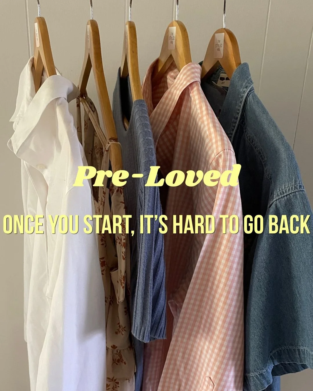 Choosing pre-loved can be&hellip; a little dangerous.

You start noticing the difference...
the weight of real fabric, the way something fits after being worn in, the quiet character that new pieces just don&rsquo;t have.

And suddenly, fast fashion 