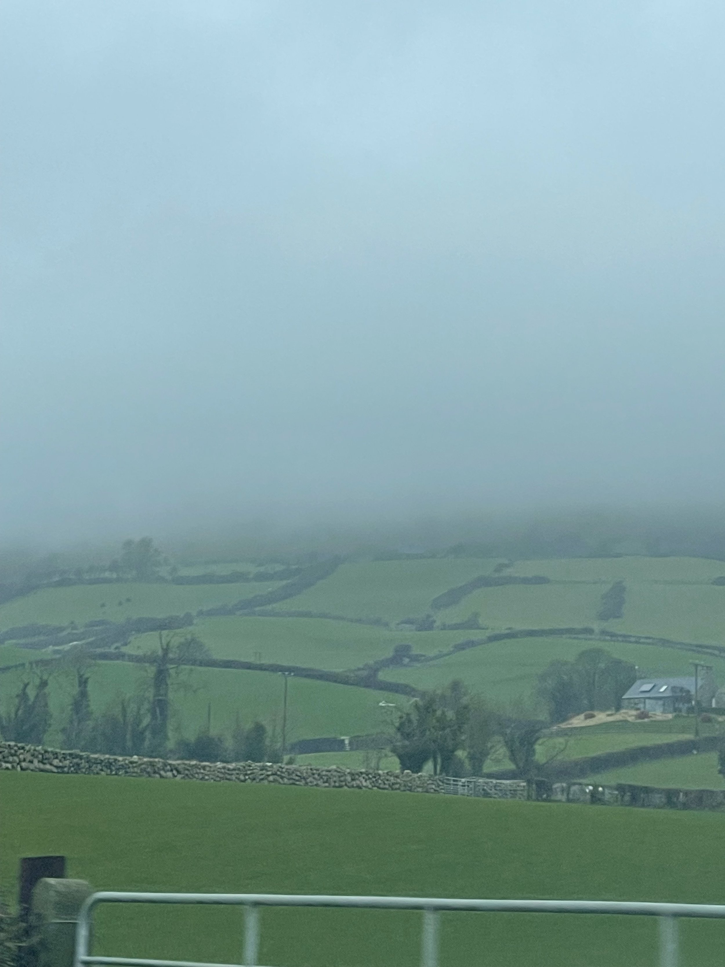  The hills and fog are always so lovely, even in the midst of a storm. 