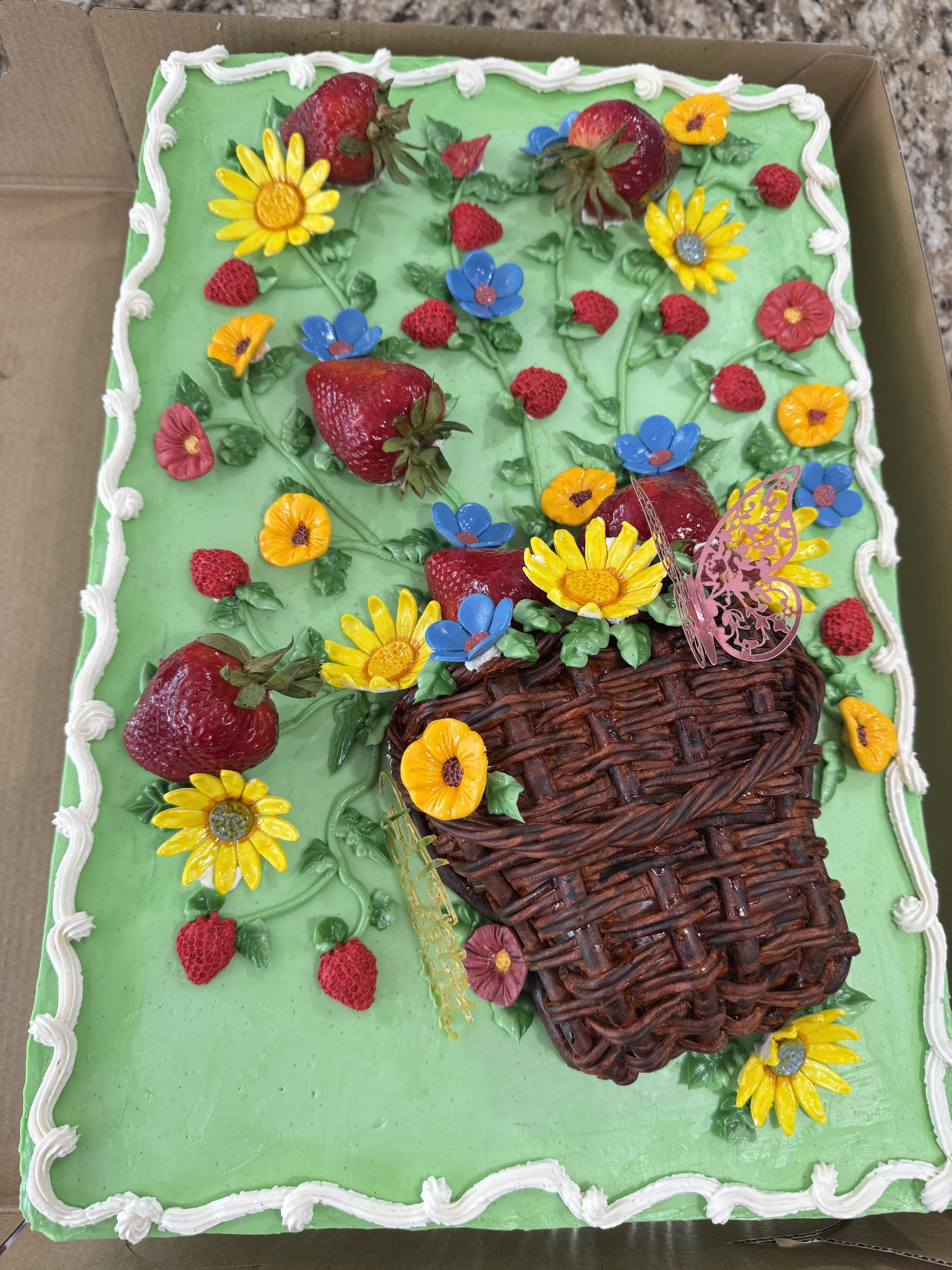 Floral Basket sheet cake.JPG