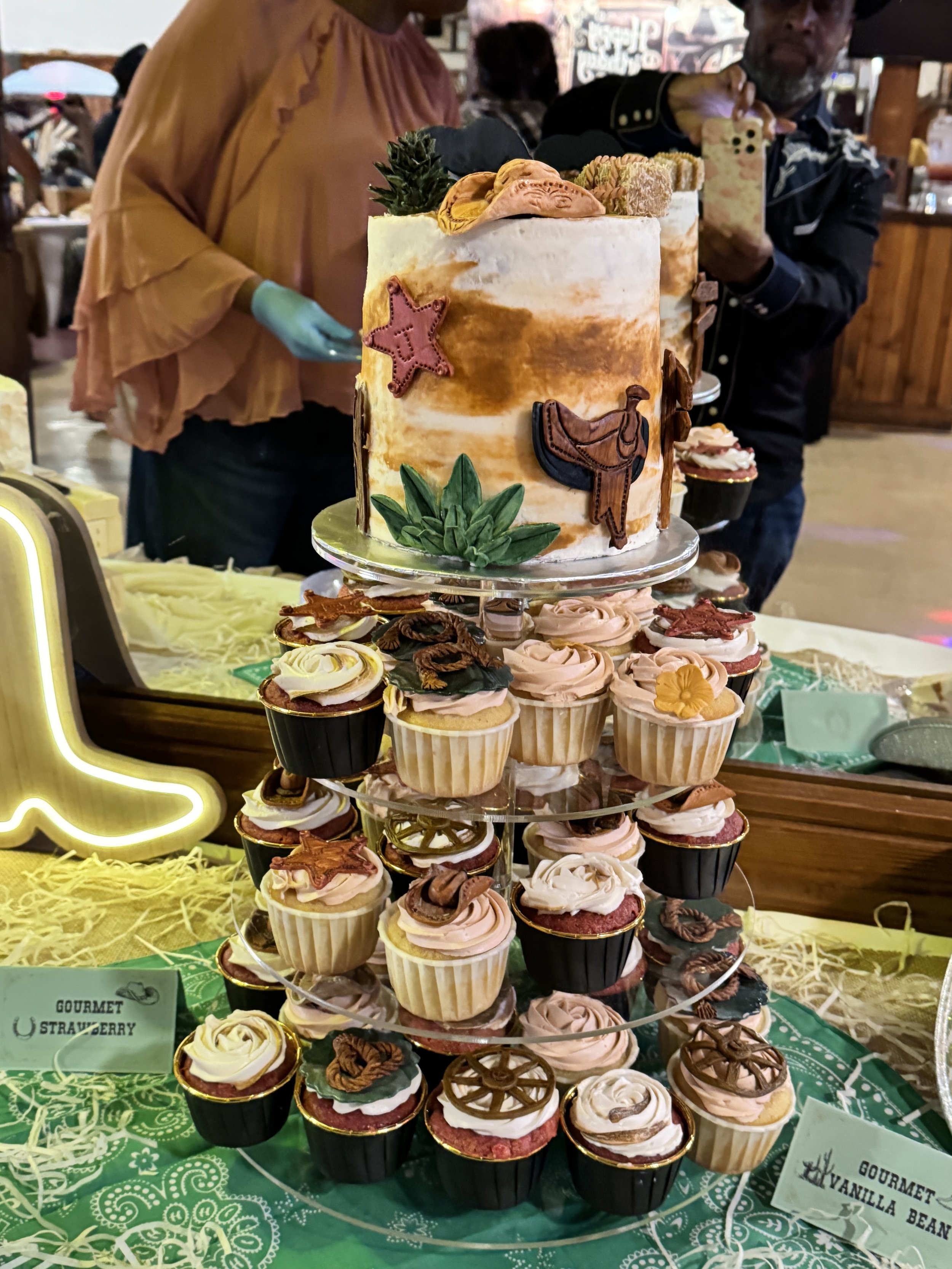 Western Display Cake and Cupcakes.JPG