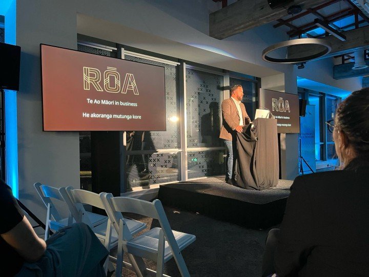 Kaupapa Māori in commerce presentation by Teahooterangi Pihama in Taranaki
