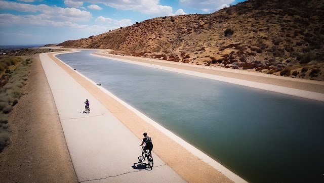 Discover the Beauty of Palmdale: A 7.7-Mile Cycling Adventure Along the California Aqueduct