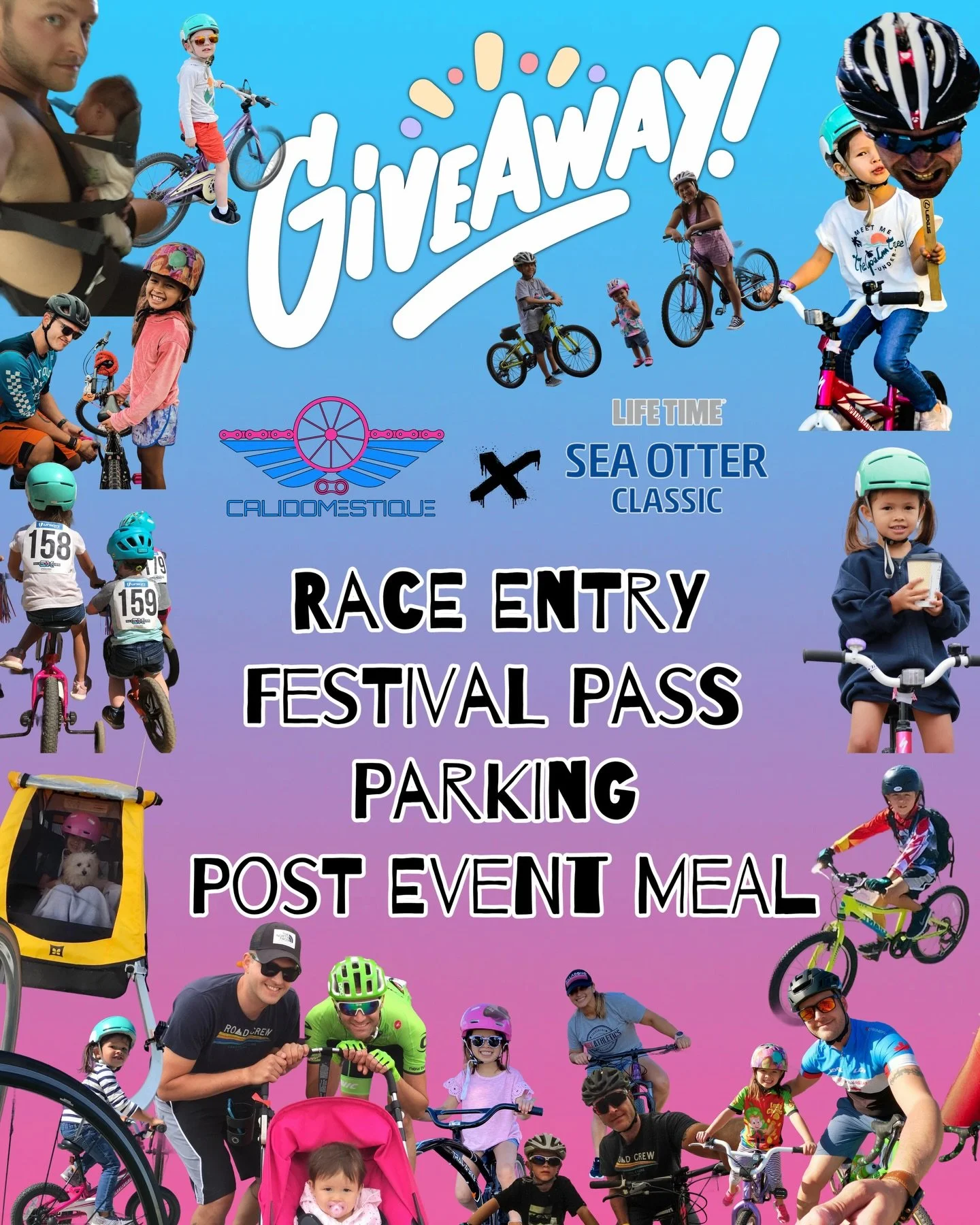 🎉 𝐒𝐄𝐀 𝐎𝐓𝐓𝐄𝐑 𝐂𝐋𝐀𝐒𝐒𝐈𝐂 𝐆𝐈𝐕𝐄𝐀𝐖𝐀𝐘 🎉

Want to line up at one of the most iconic cycling festivals in the world? 
This one&rsquo;s for you 👇

I&rsquo;m giving ONE lucky winner a FREE Race, Ride, or Run entry to the Sea Otter Classi