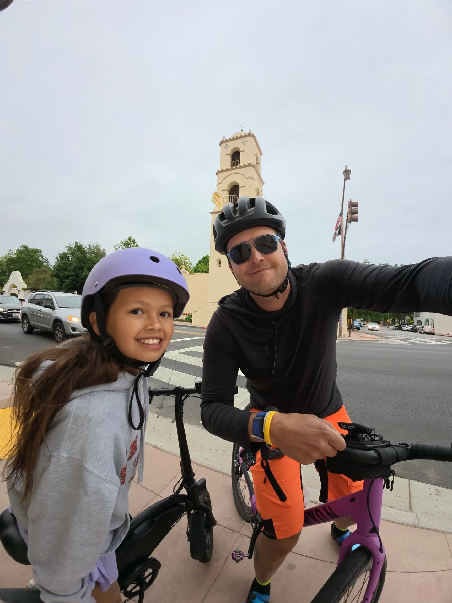 Oh Hi! We&rsquo;re in Ojai. #daddydaughter #ojai #downtown #family #love