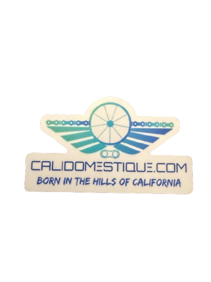 Blue CaliDOMESTIQUE Sticker
