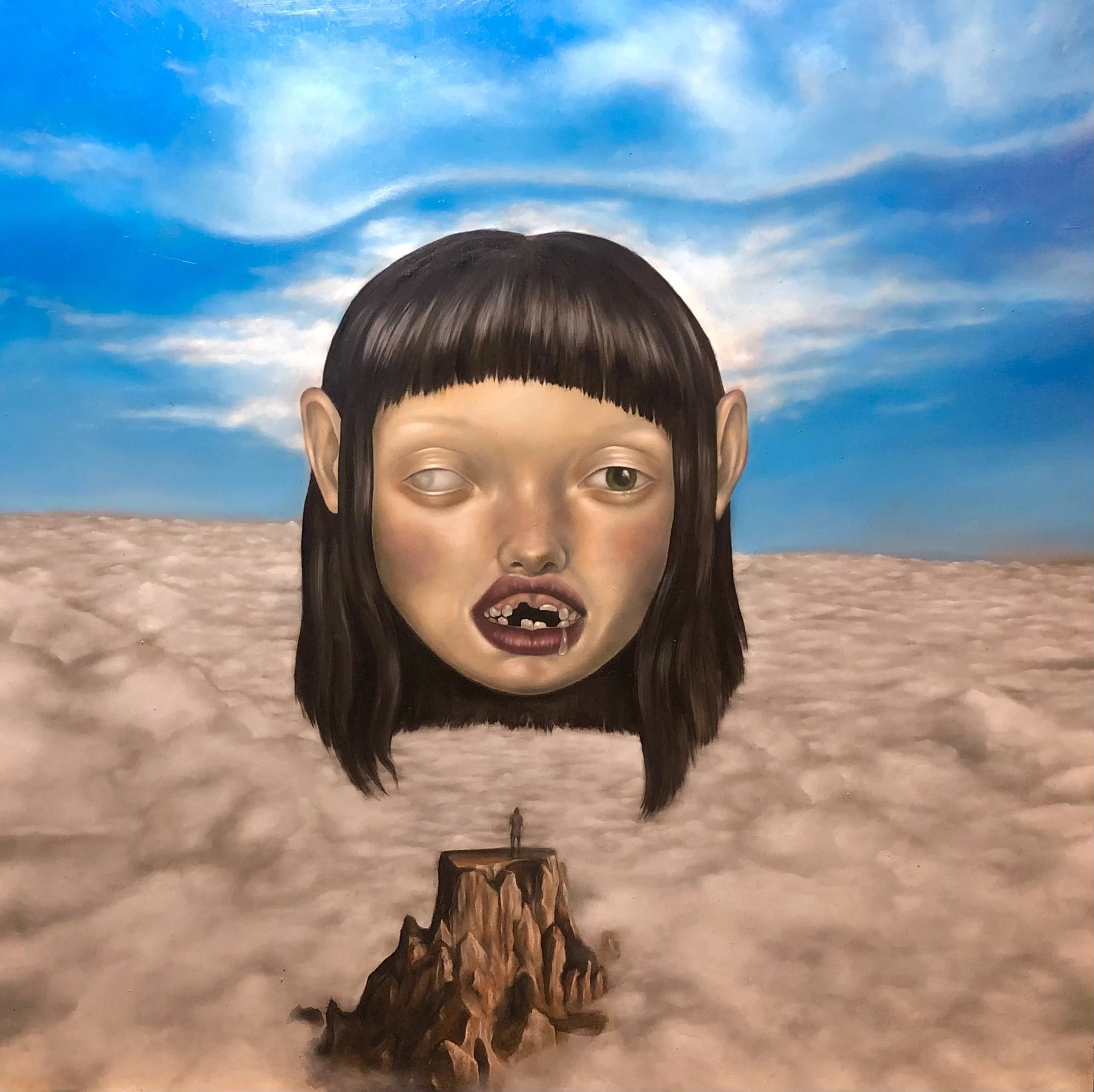 Her - oil on aluminum (2024)