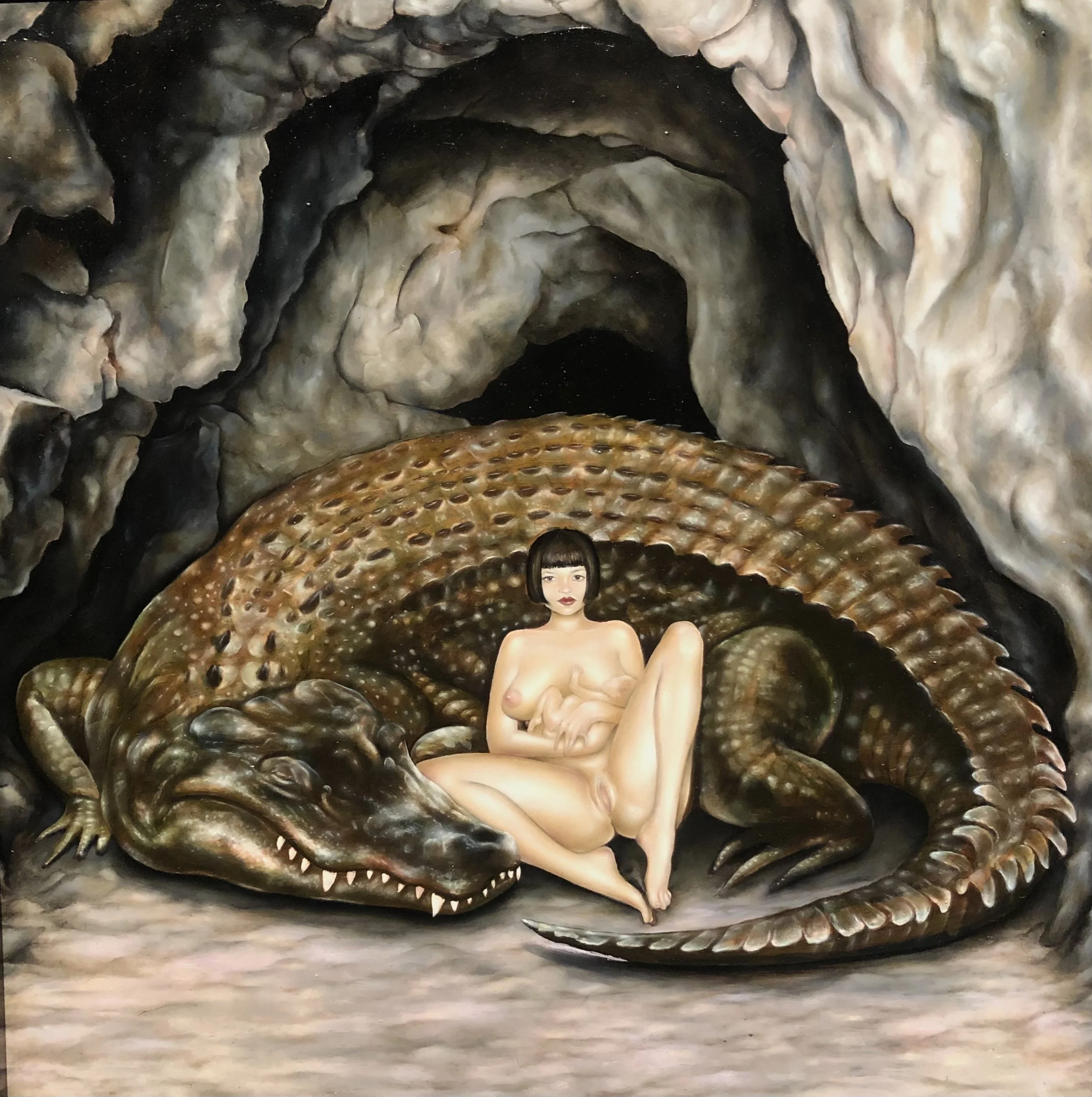 William's Dream - oil on copper (2024)