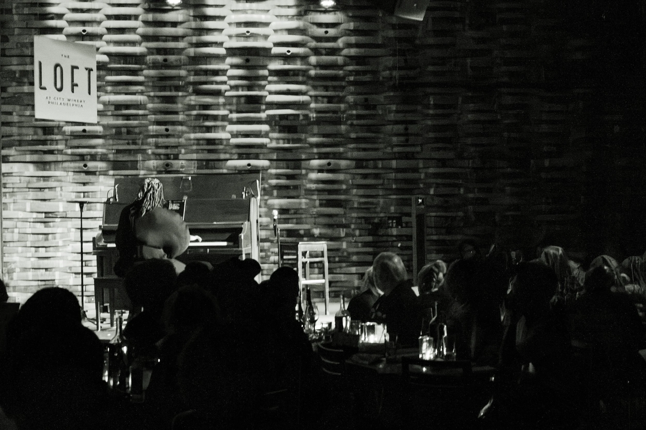 Rhyuhn on stage at the Philly tour stop at City Winery 