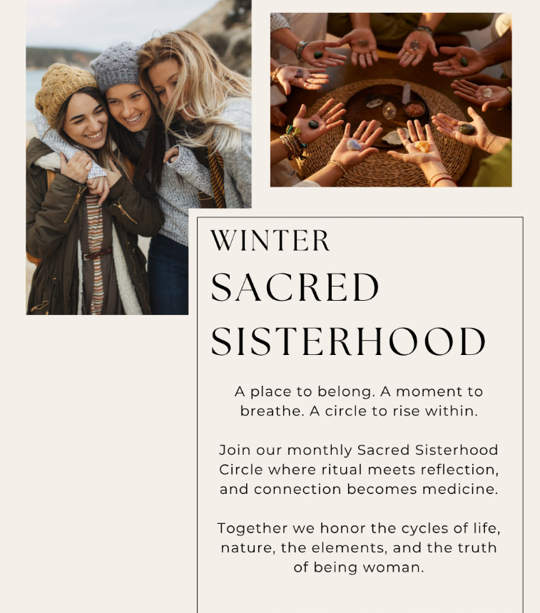 Sacred Sisterhood Circle-   Vision &amp; Seeds of Intention