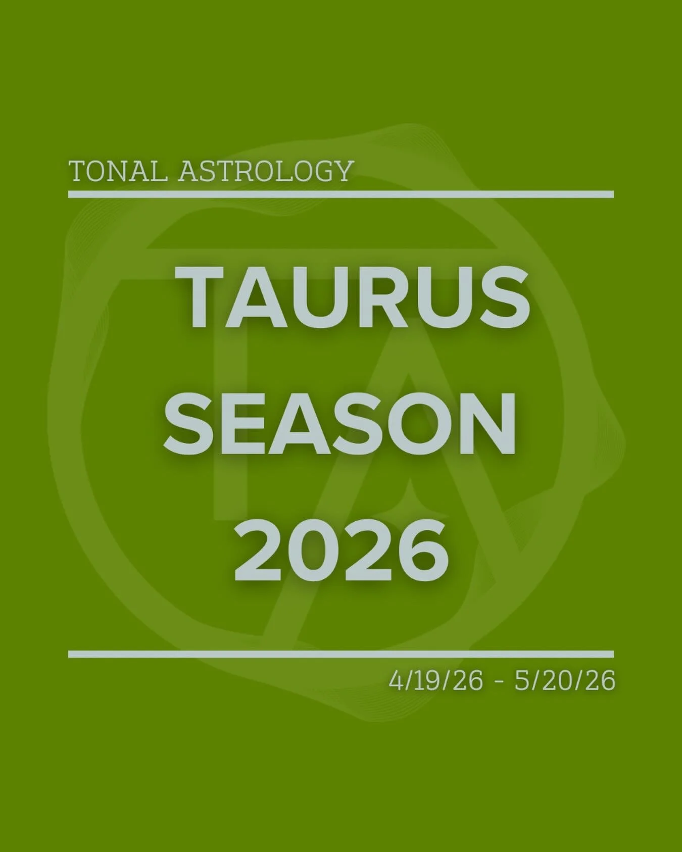 🌷 Welcome Taurus season! ♉️

We&rsquo;re still feeling the aftermath of Aries season&mdash;the fire that sparked new beginnings is taking form. We&rsquo;re now challenged to stabilize what was initiated and to reconcile with one another.

These song