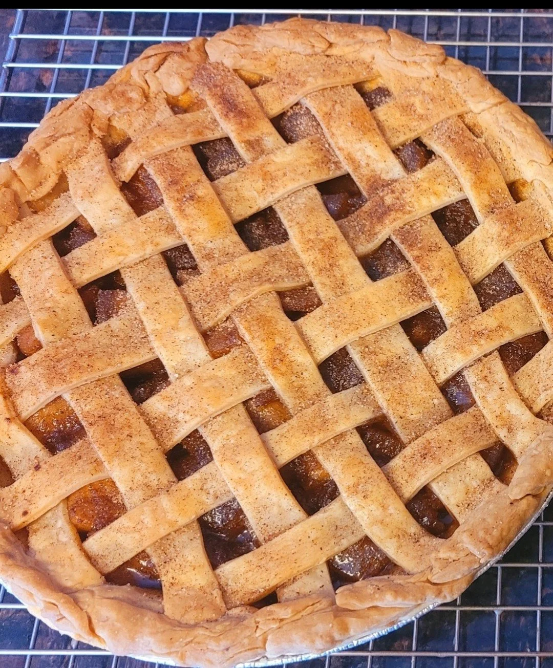 Premium Lattice Apple Pie
