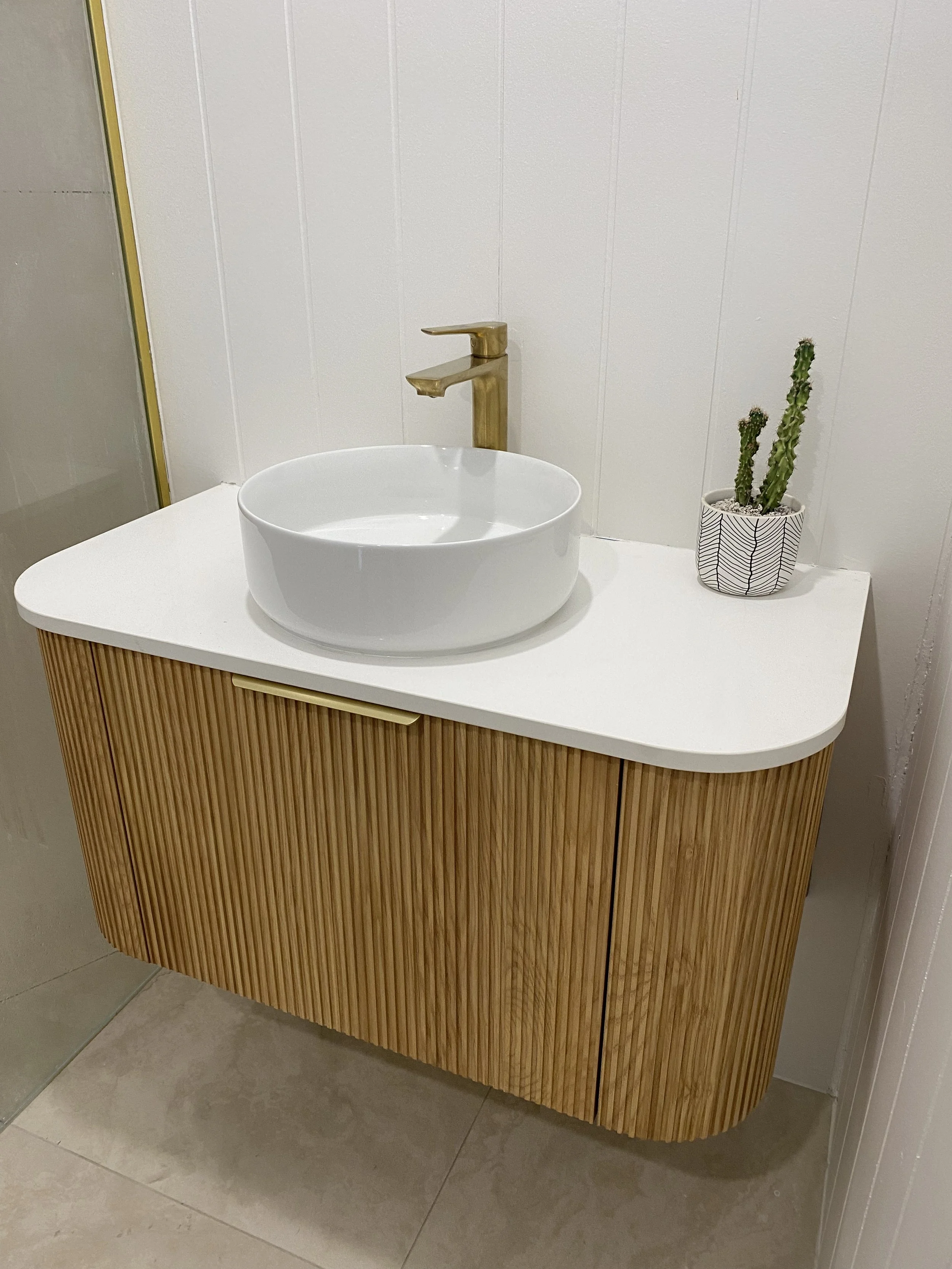 basin and vanity unit in yarraville
