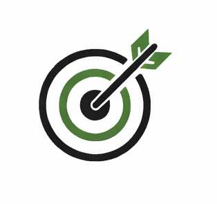 Geometric drawing of an outline square with sections divided by vertical, horizontal, and diagonal lines.