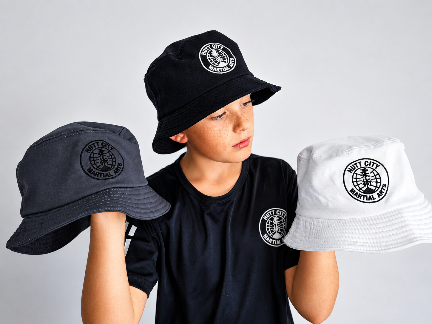 Hutt City Martial Arts Club Logo Bucket Hat