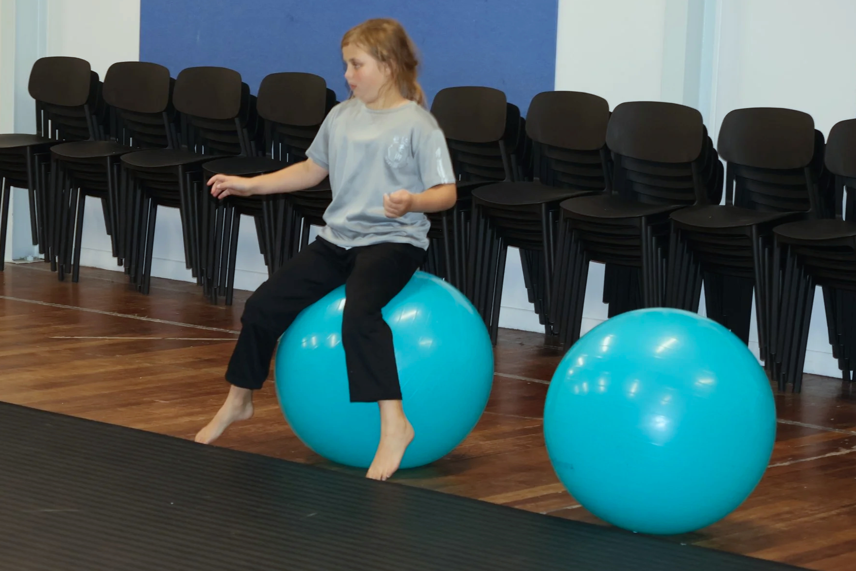 Maddie on Swiss Ball 2026