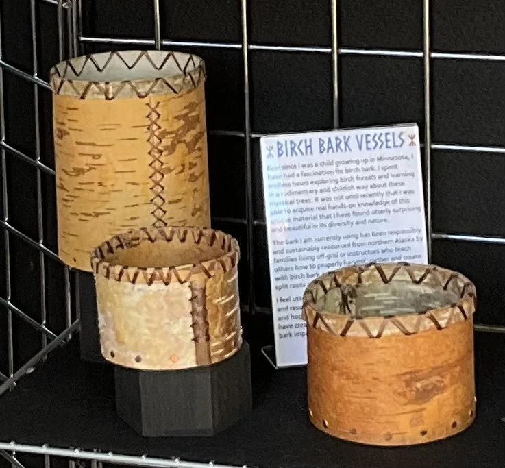 Birch Bark Vessels.