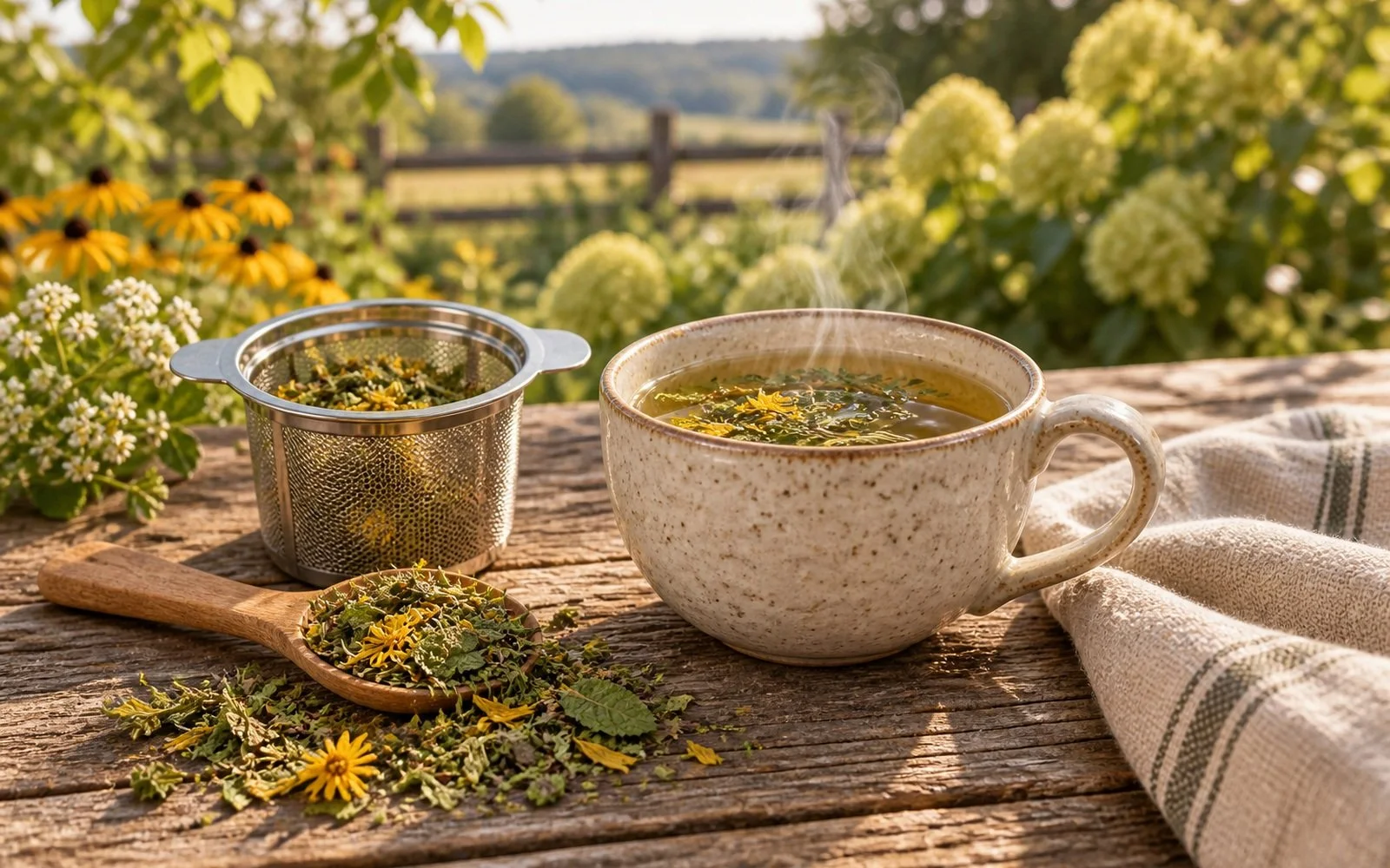 How to Brew Loose-Leaf Herbal Tea: A Simple Guide From Scoop to Sip