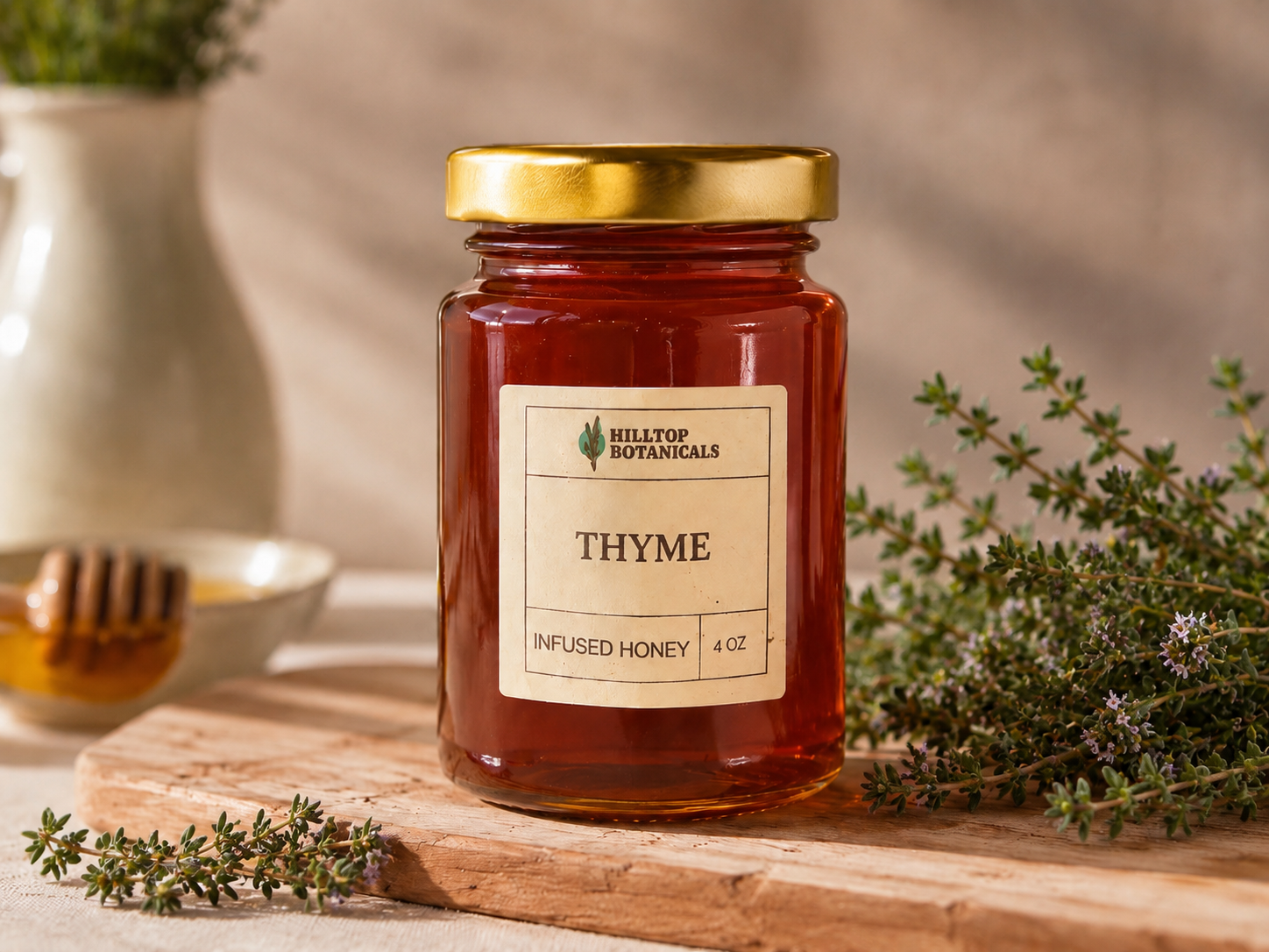 Thyme Infused Honey