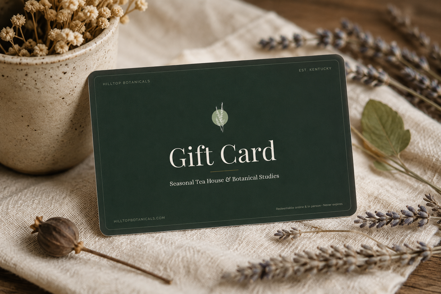 Hilltop Botanicals Gift Card