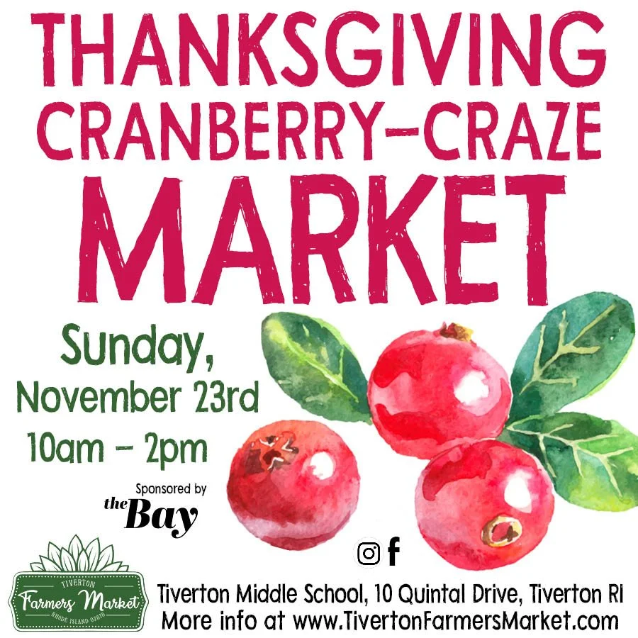 The Yellow House at the Tiverton Farmer's Market 