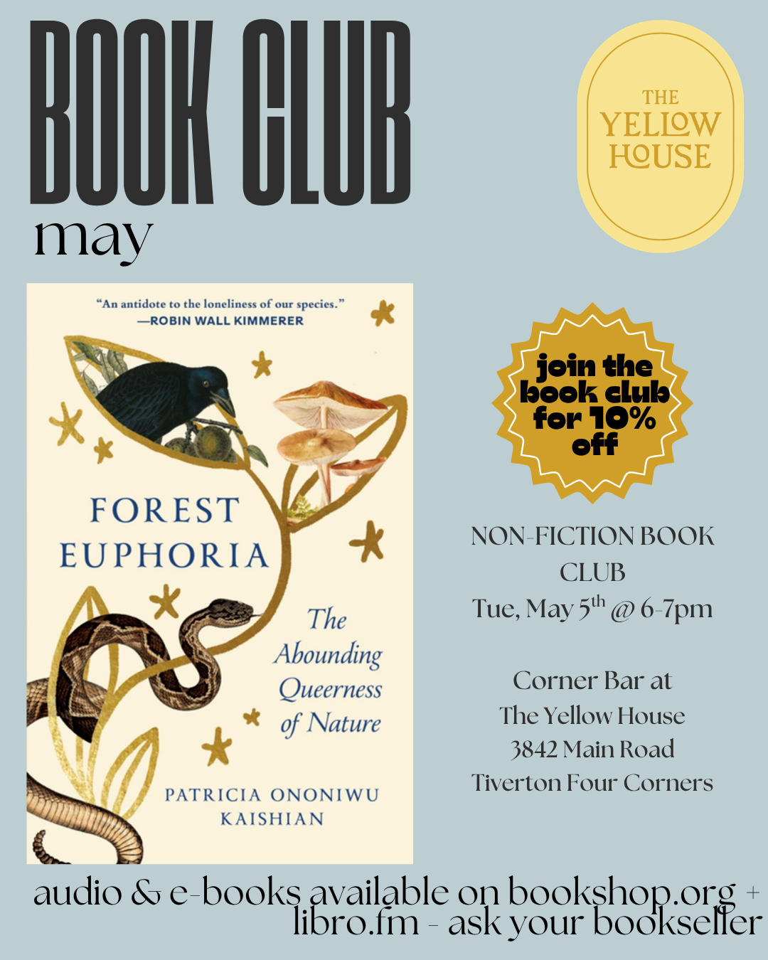 Non-Fiction Book Club: May - Forest Euphoria