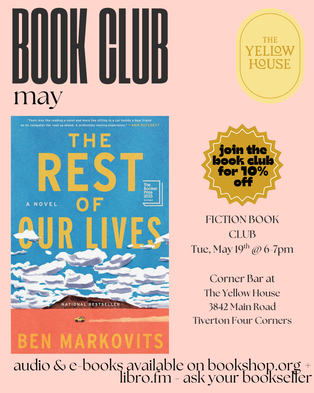 Fiction Book Club: May - The Rest of Our Lives