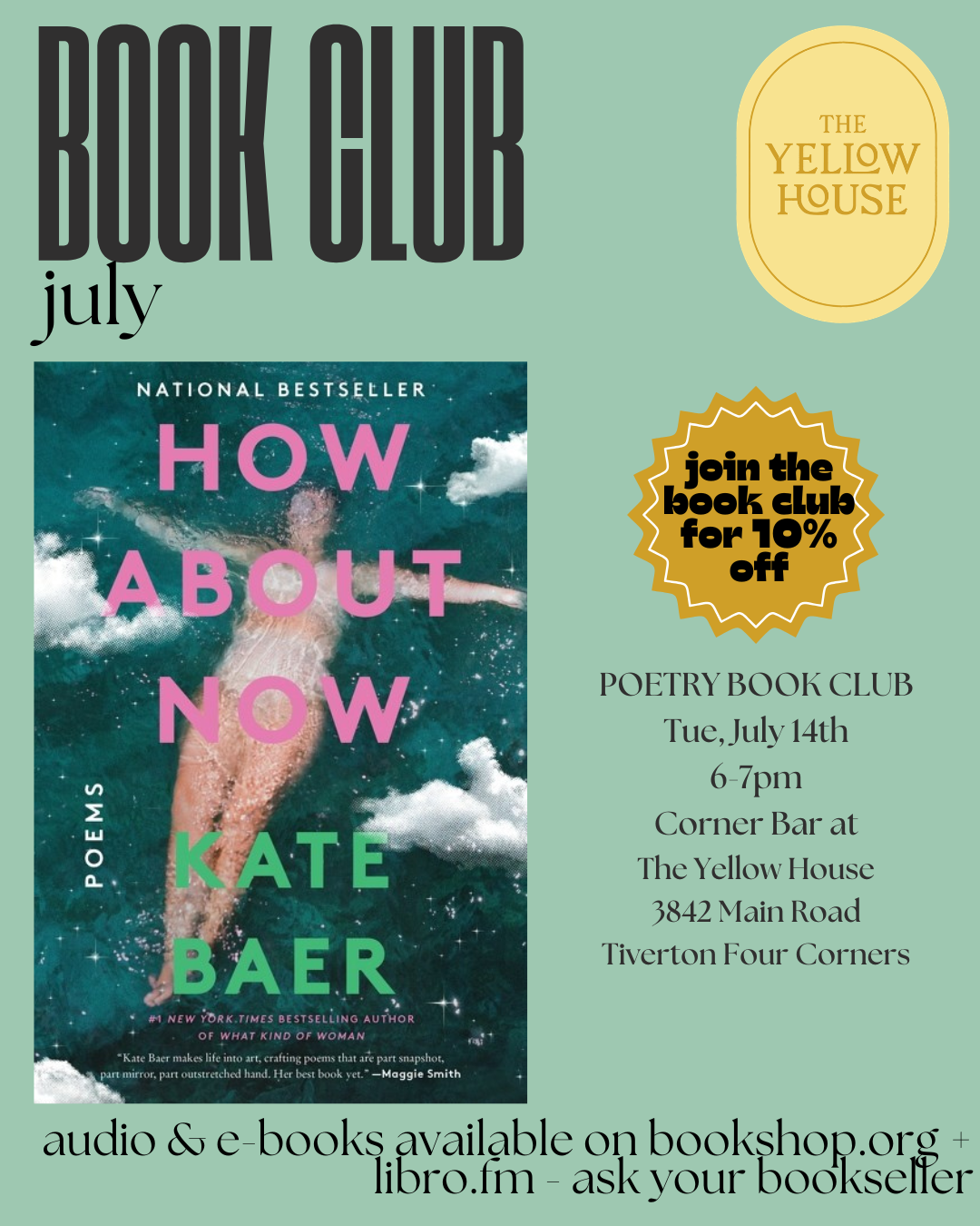 Poetry Book Club: July - How About Now