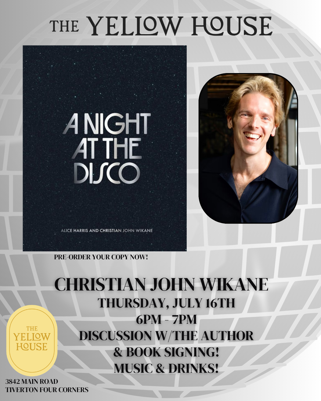 Event: ‘A Night at the Disco’ Discussion w/author Christian John Wikane