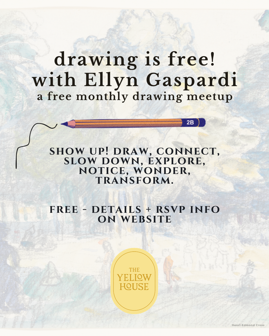Drawing is Free! with Ellyn Gaspardi
