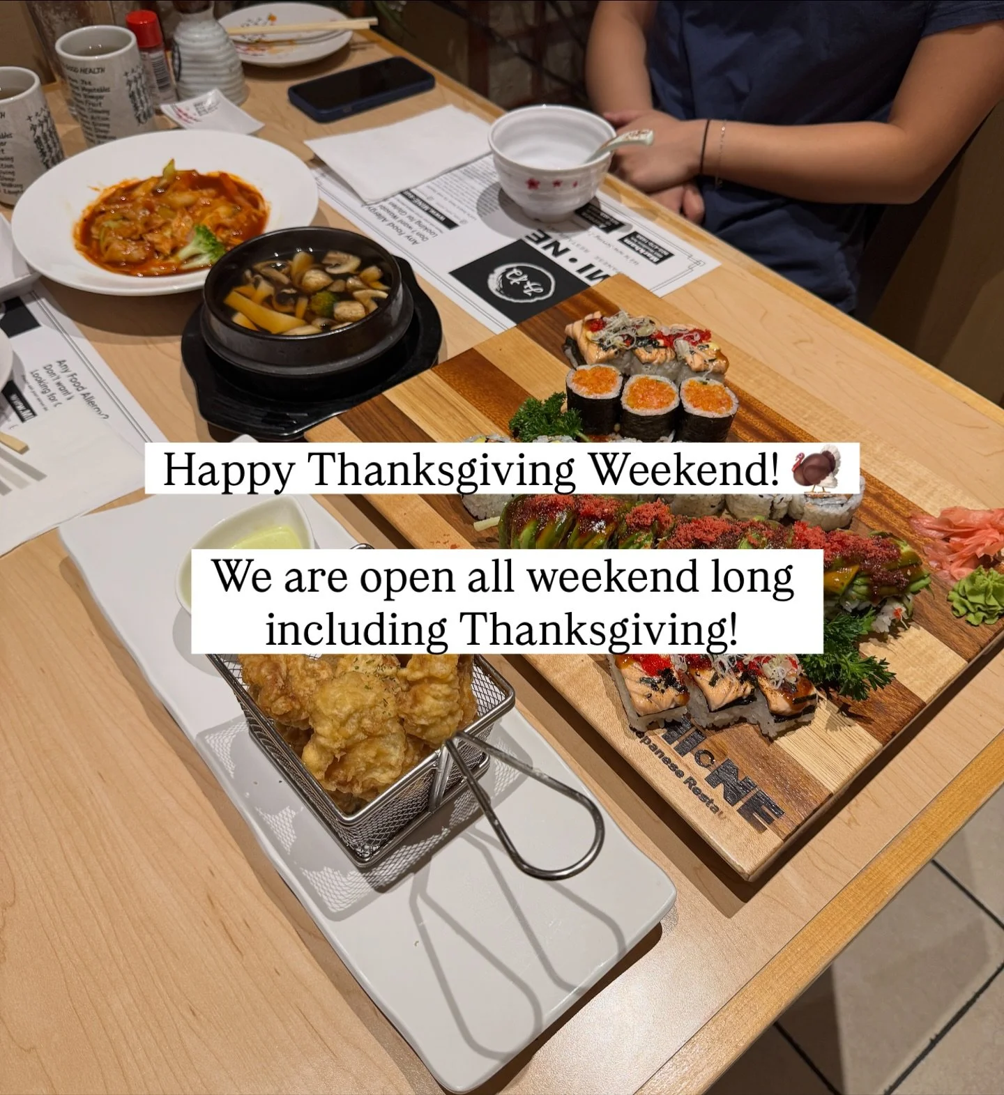 Happy Long Weekend! 🗓️🎉

We will be operating on our regular schedule this weekend ☺️

See you soon! 😋

Markham Location
Dine In, Takeout &amp; Catering
📍 8865 Woodbine Avenue, Markham, L3R 5G1
📞 (905) 470-1688
🍱 Lunch | 11:30am - 3pm 

Aurora 