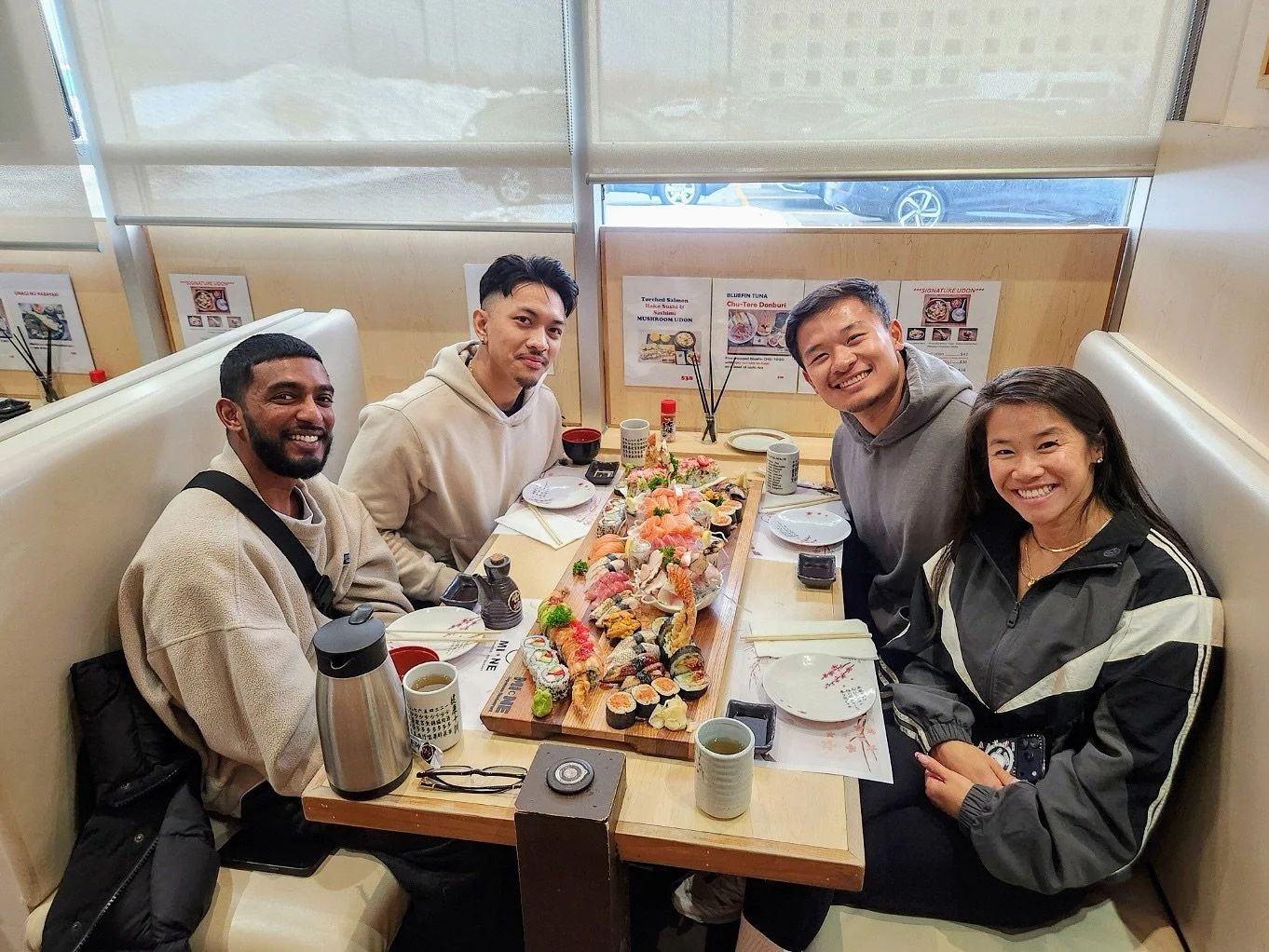 Thank you so much @kwokspots, @littletfitness &amp; friends for having lunch with us today! ❤️ 

Always great to see you guys :) 

Dine In, Takeout &amp; Catering
📍 8865 Woodbine Avenue, Markham, L3R 5G1
📞 (905) 470-1688
🍱 Lunch | 11:30am - 3pm 

