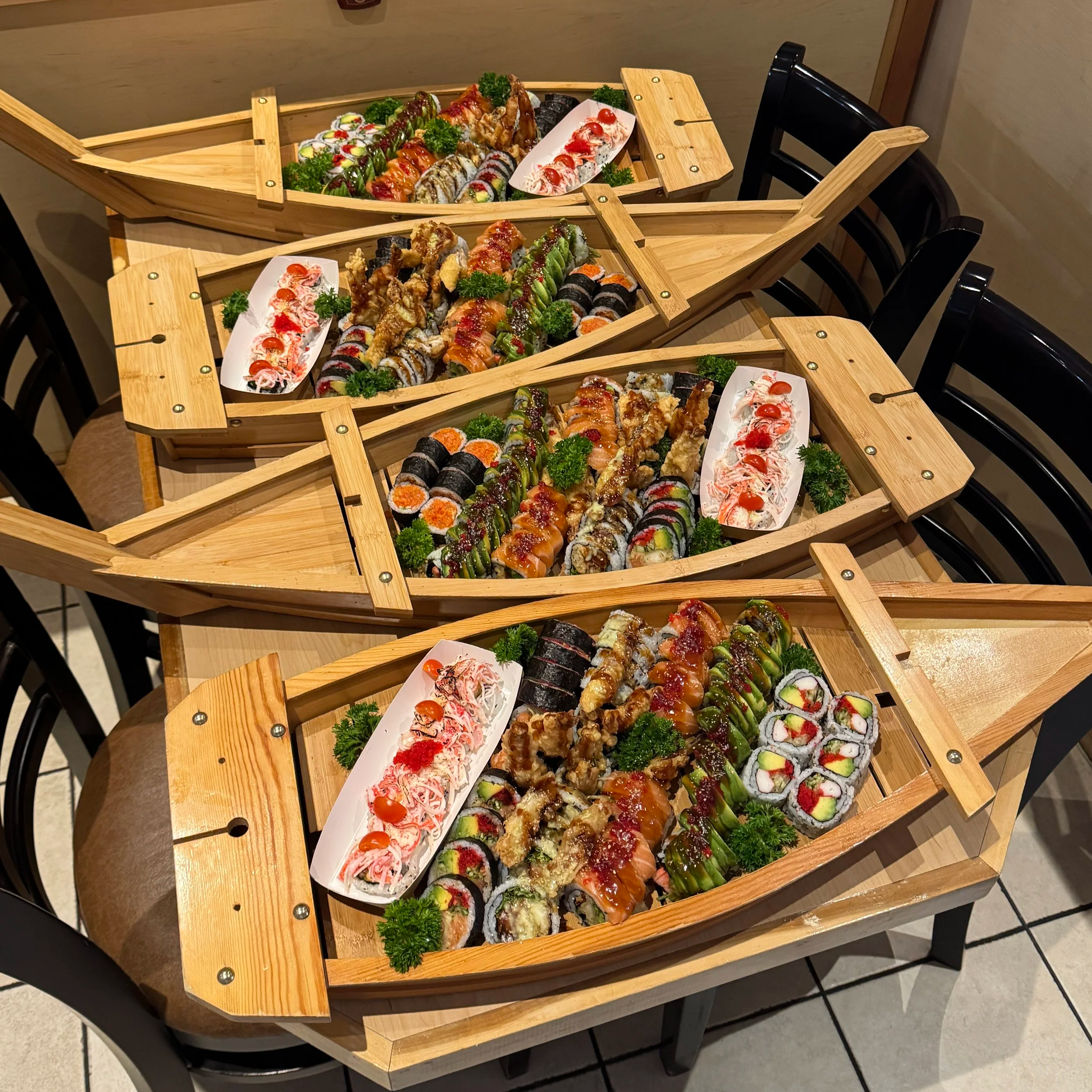 Sushi Boat Event Catering Order