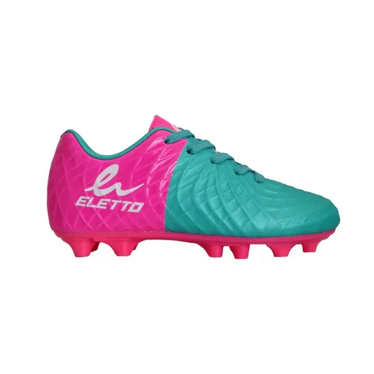 Eletto Lazarro II Jr Turquoise/NeonPnk cleats