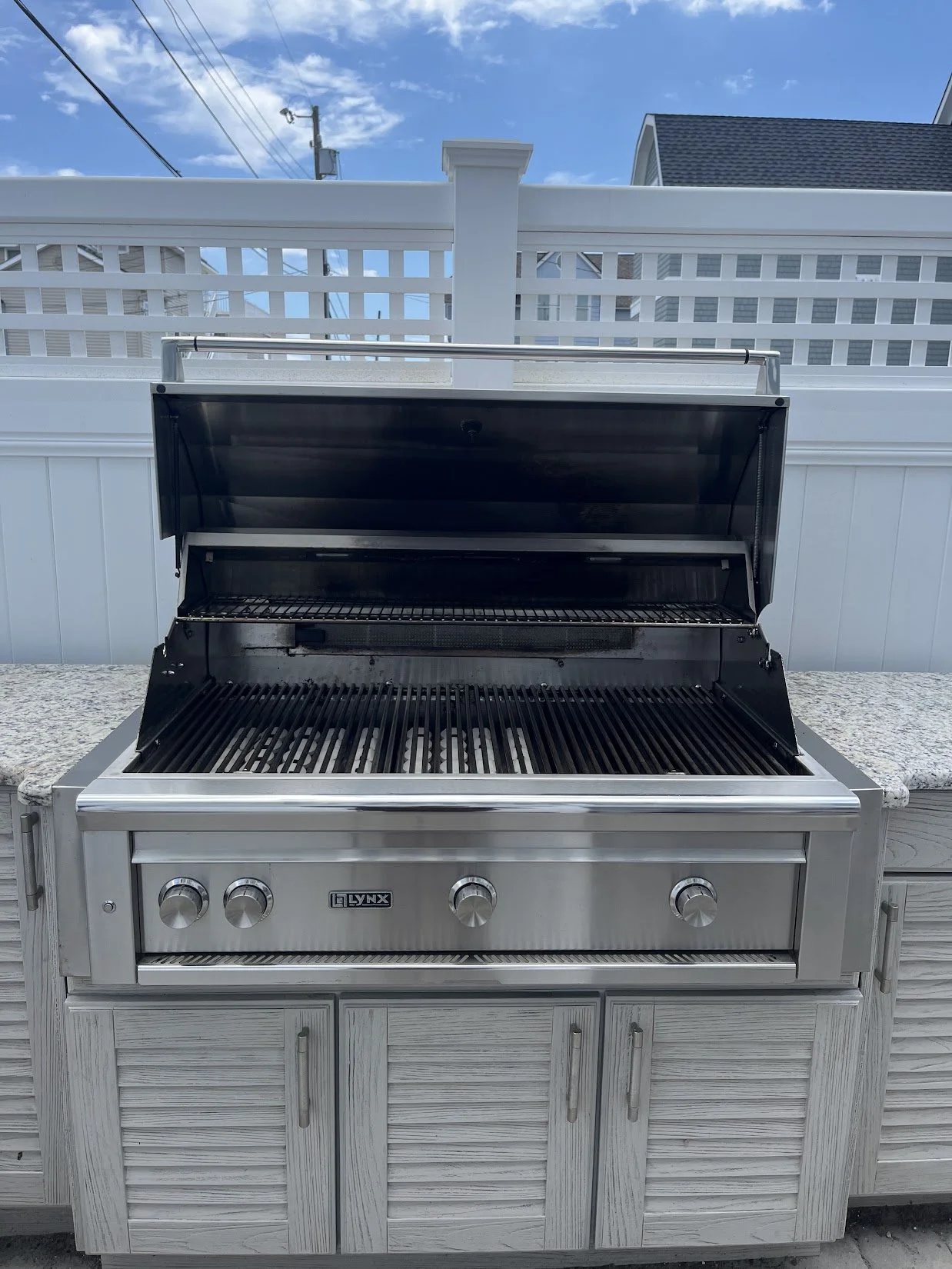 Grill cleaning and repair services in South Jersey for premium Hestan outdoor kitchens. Serviced by Pacificos Grill Cleaning with full stainless steel restoration.
