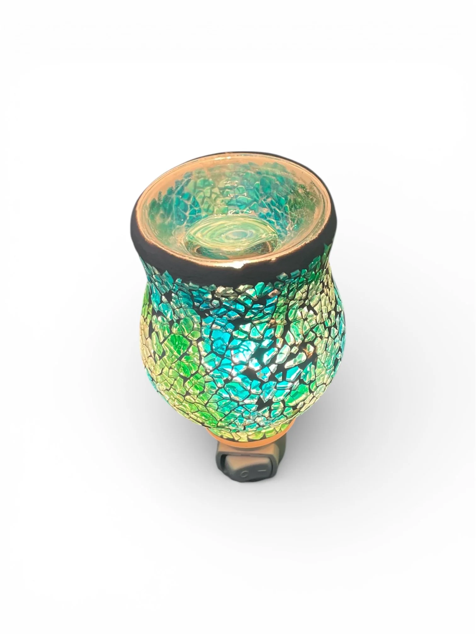 Electric Glass Fragrance Warmer with Rotating plug