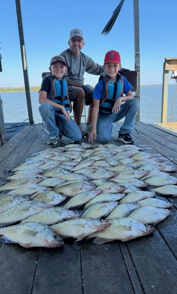 barnett crappie guide service, lake eufaula oklahoma crappie catch 2025